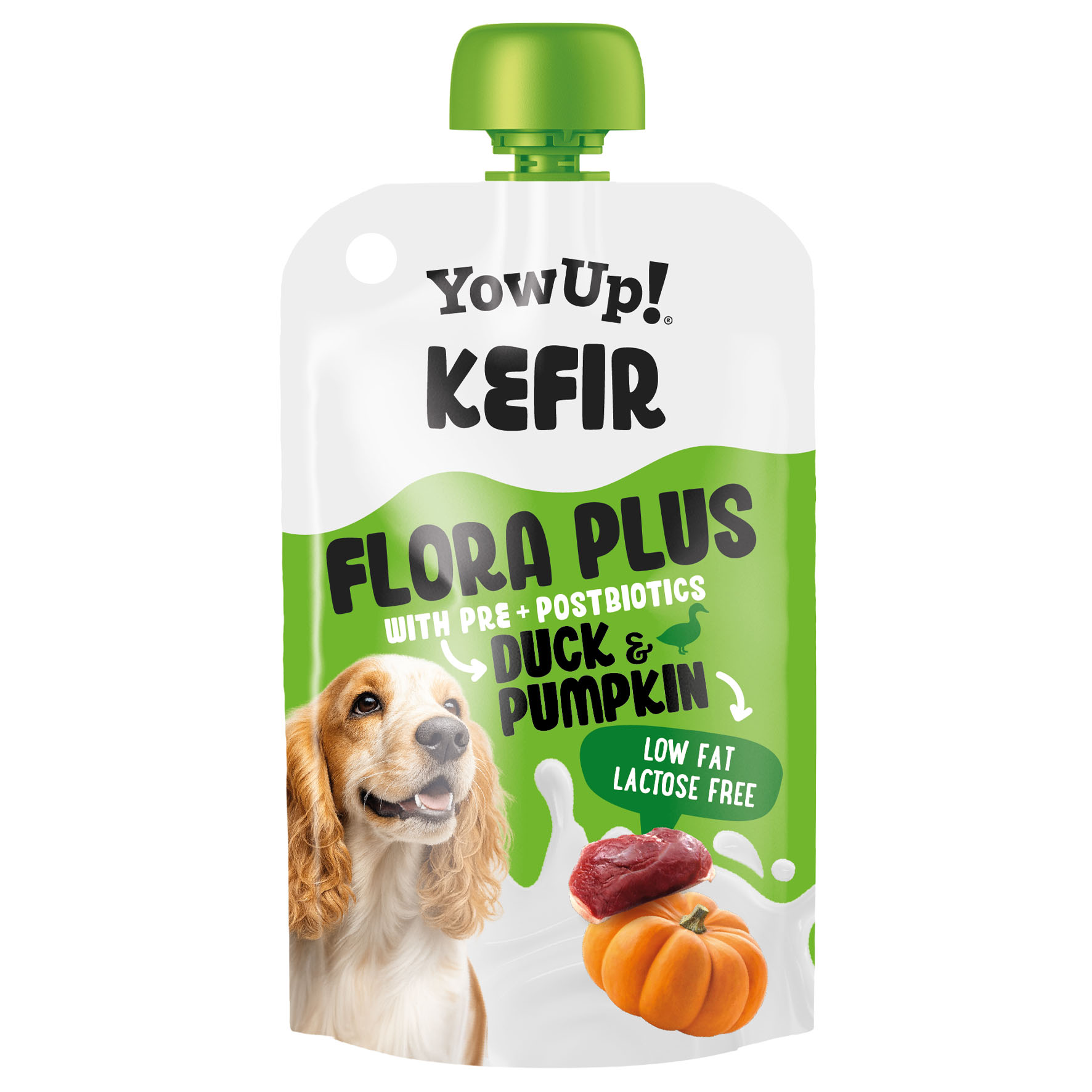 YowUp! Kefir Dog Flora Plus - Canard & Potiron, 115 g