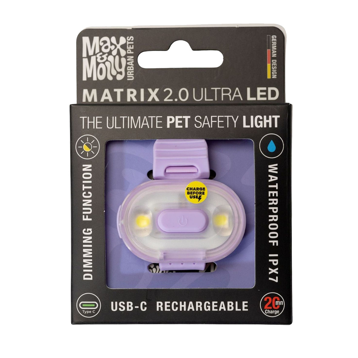 Max&Molly Matrix Ultra LED 2.0 Lavendel