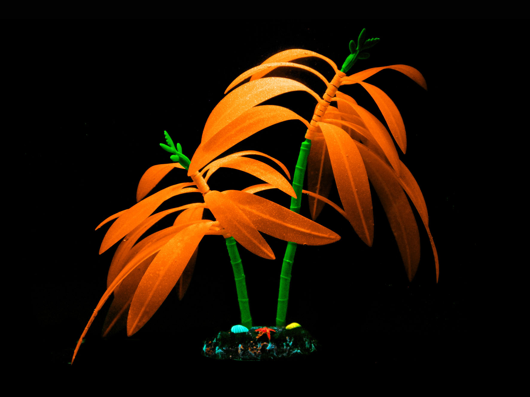 Amazonas Kunststoffpflanzen FLUO Tree, orange