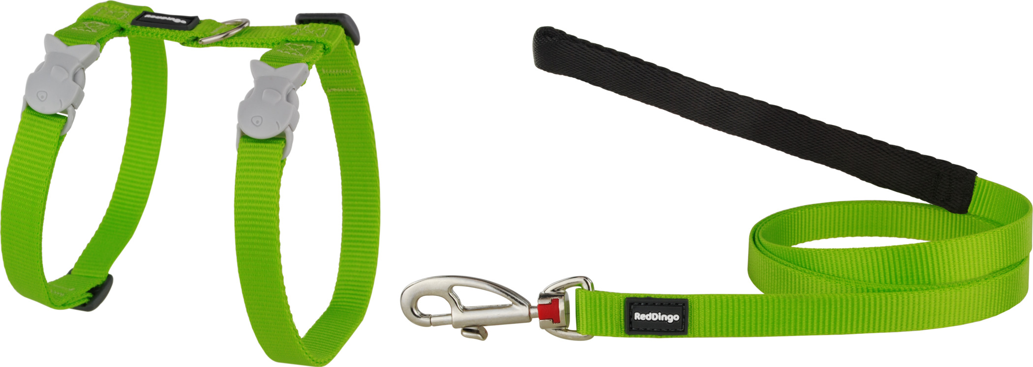 RedDingo Katzengeschirr & Leine Classic Lime Grün XS