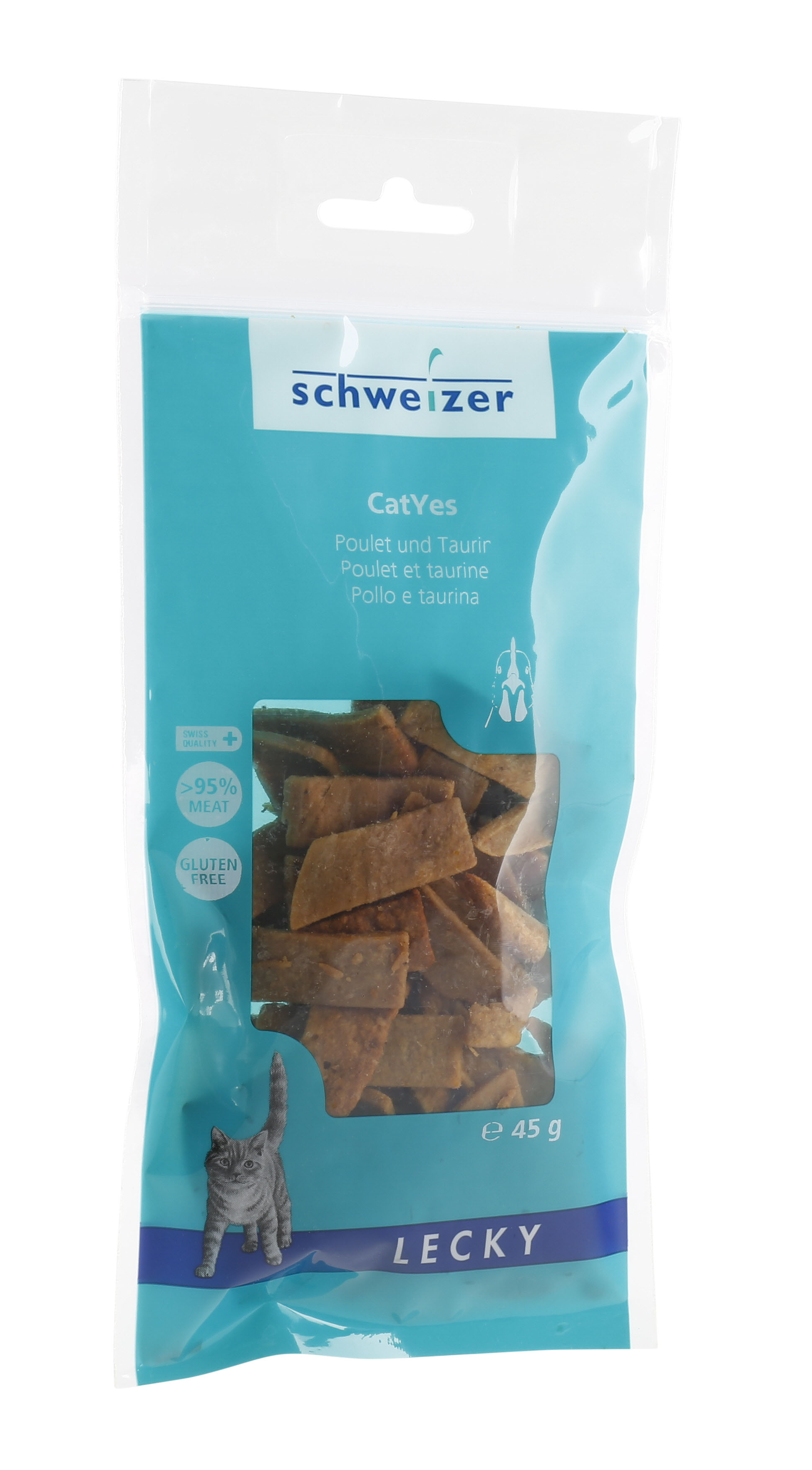 Lecky CatYes Poulet und Taurin, 45g