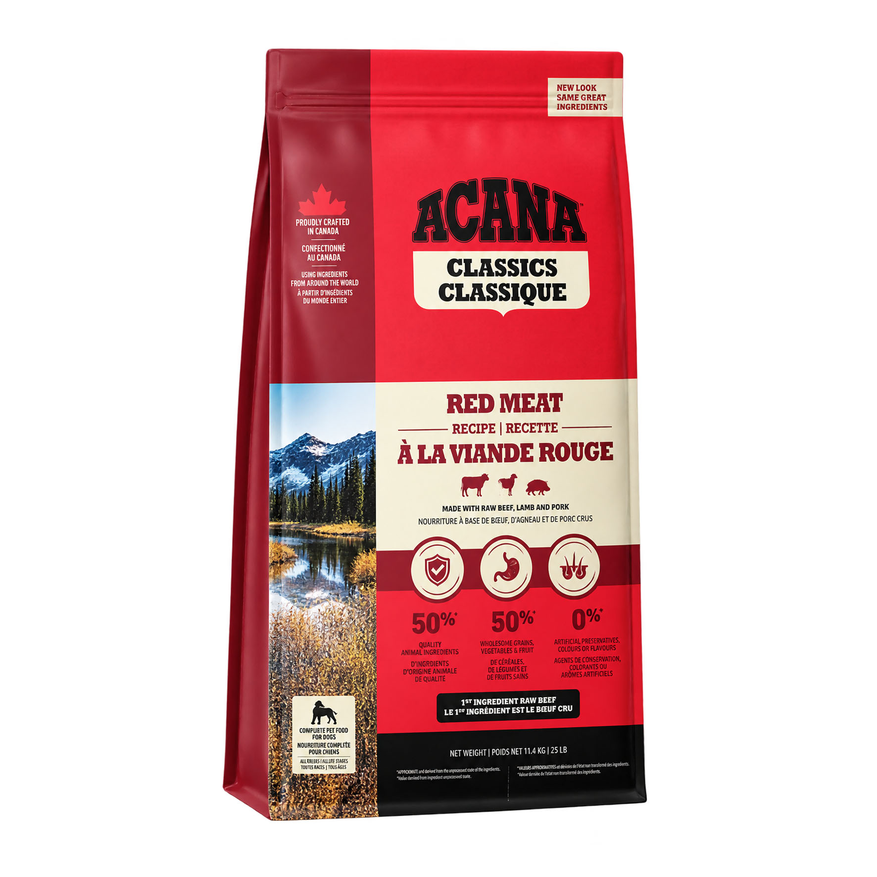 Acana Dog Classics – Red Meat, croquettes pour chiens, 14,5 kg