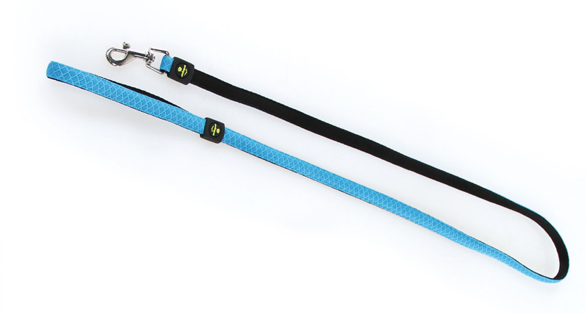 swisspet Active Dog laisse cité, bleu clair,  25mm/120cm