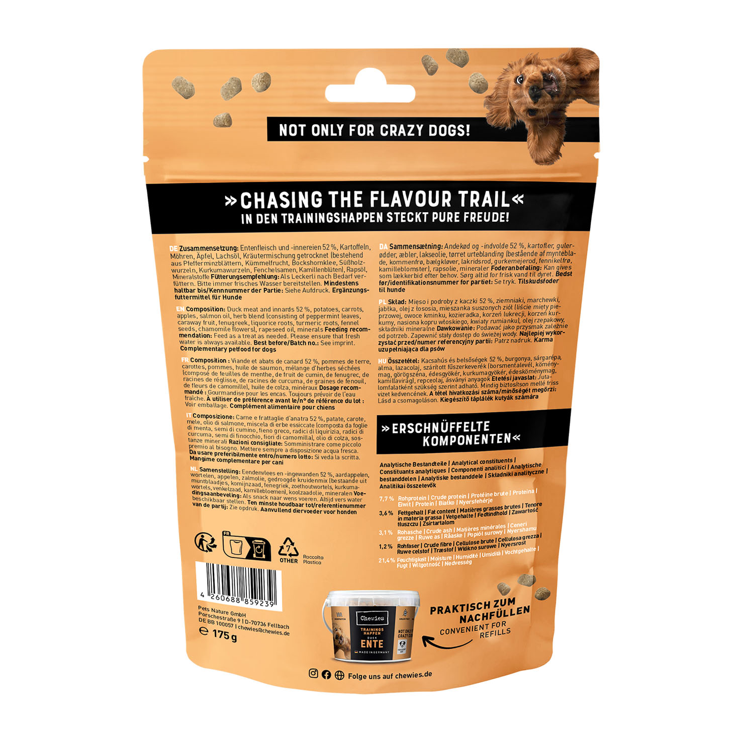 Chewies Trainings-Happen Ente, 175g