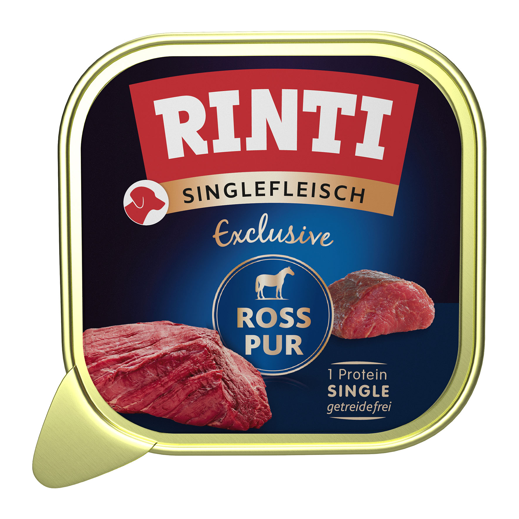 Rinti Singlefleisch Exclusive Ross Pur, 150g
