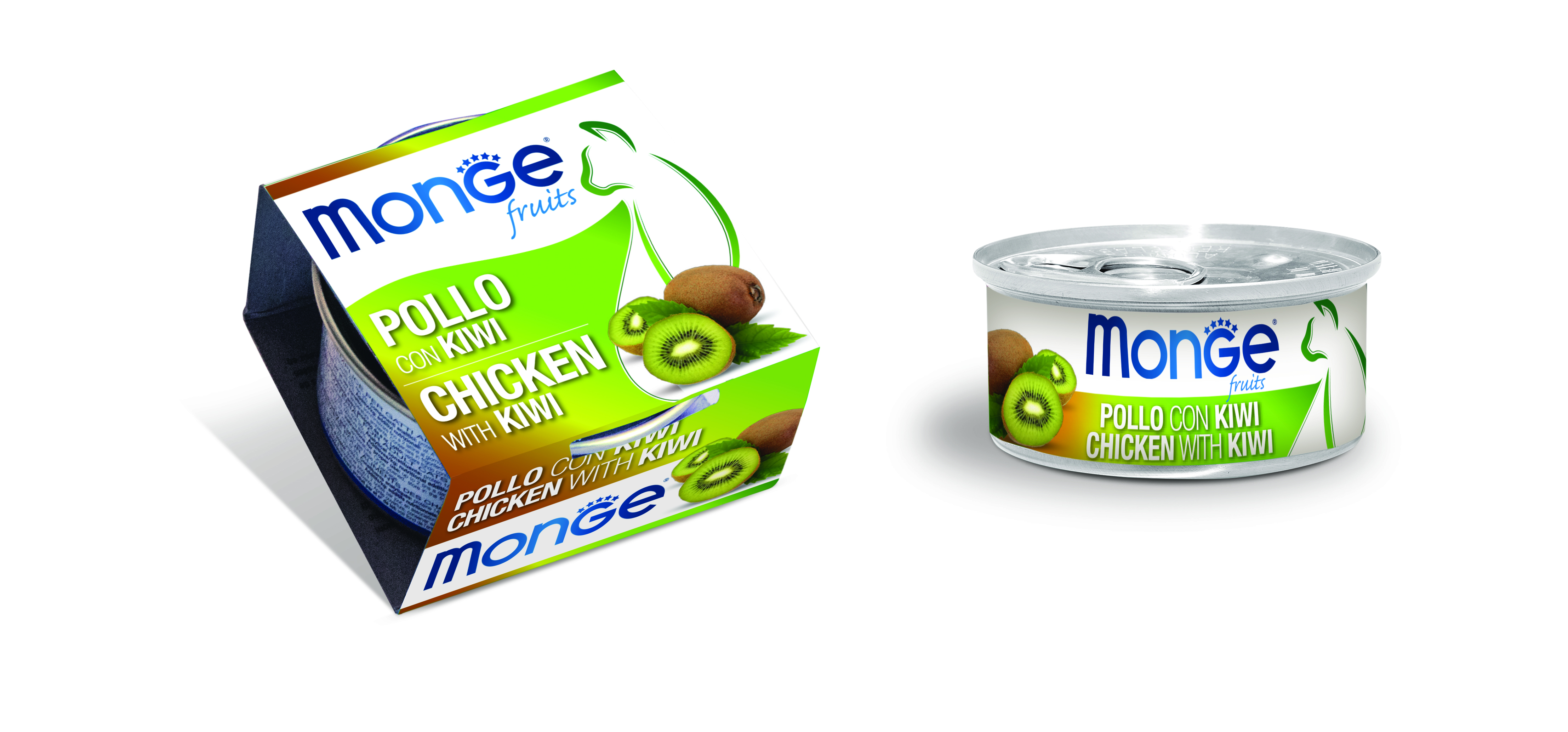 MONGE FRUCHTHÄHNCHEN MIT KIWI, 80G