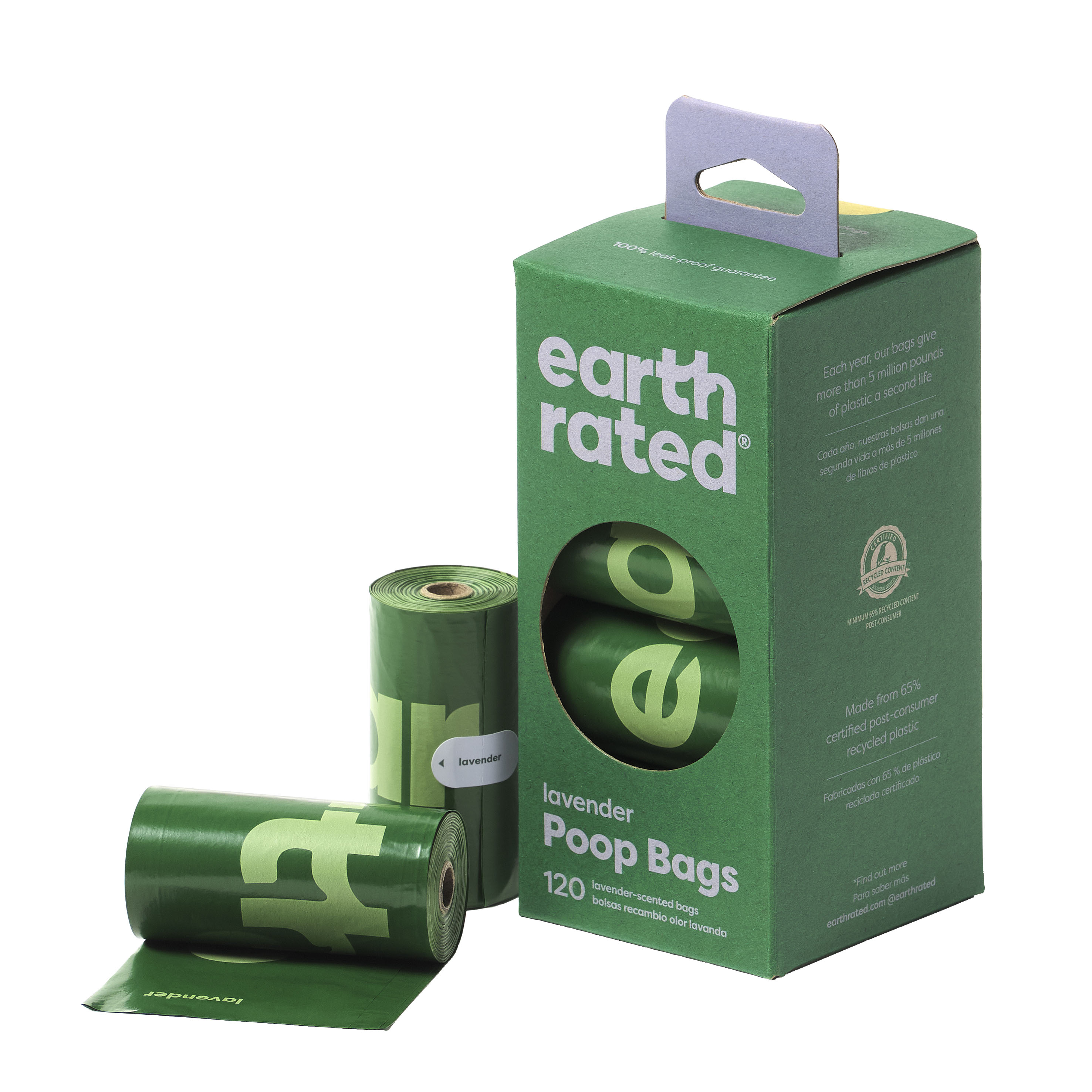 Earth Rated Kotbeutel 120 Stk., Lavendelduft