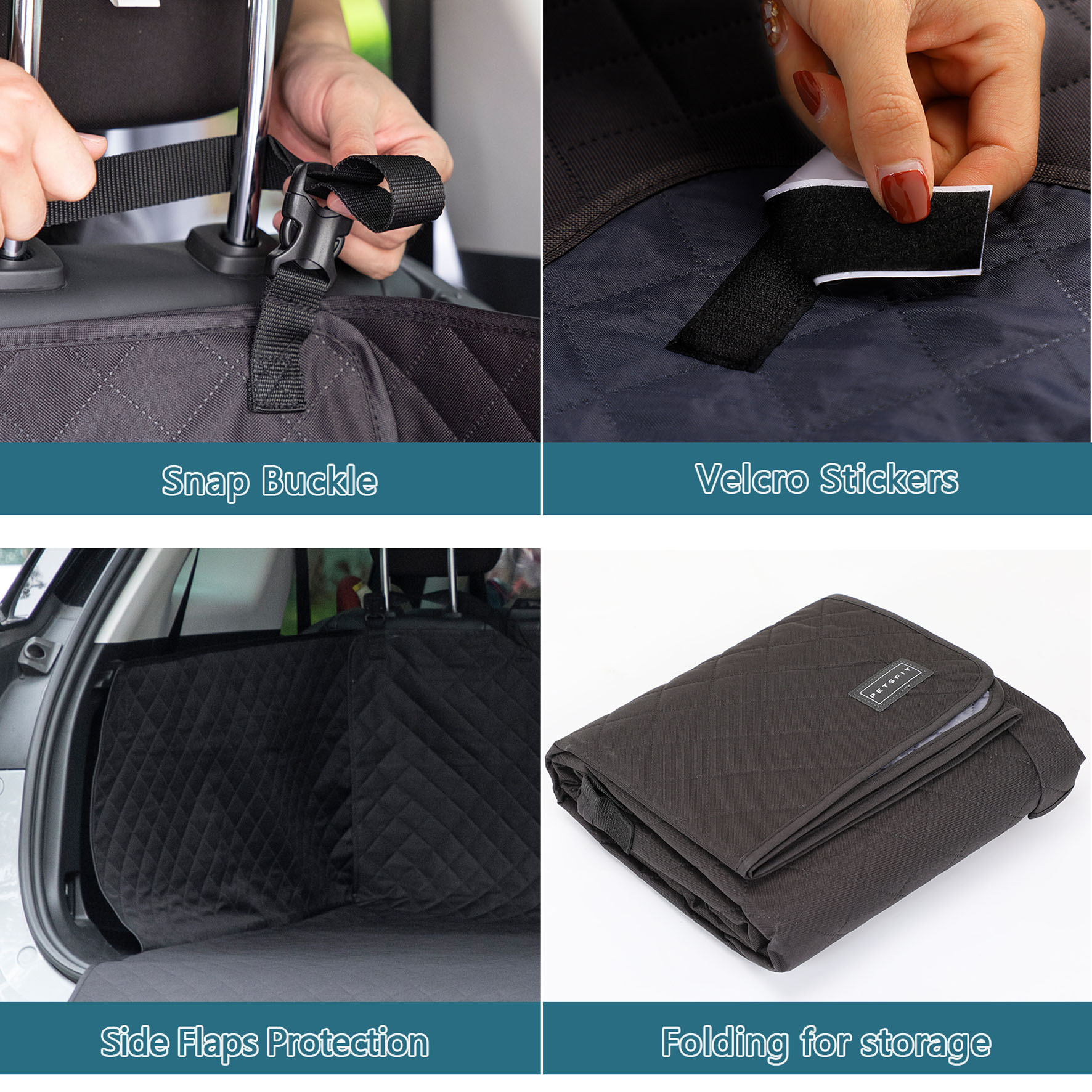 Petsfit couverture de protection du coffre Lucky 100x186cm