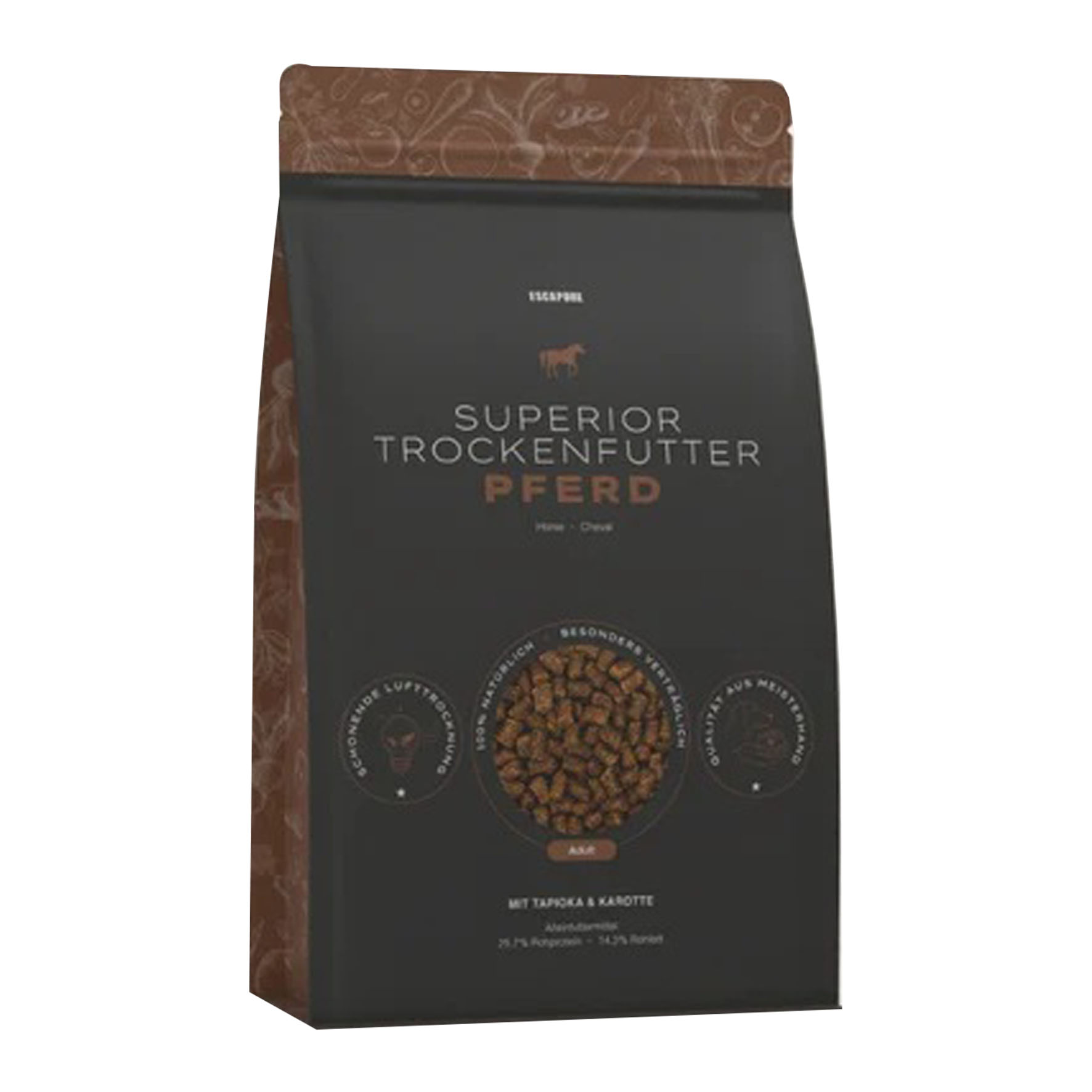 Escapure Superior - Pferd, Trockenfutter für Hunde, 1.5kg
