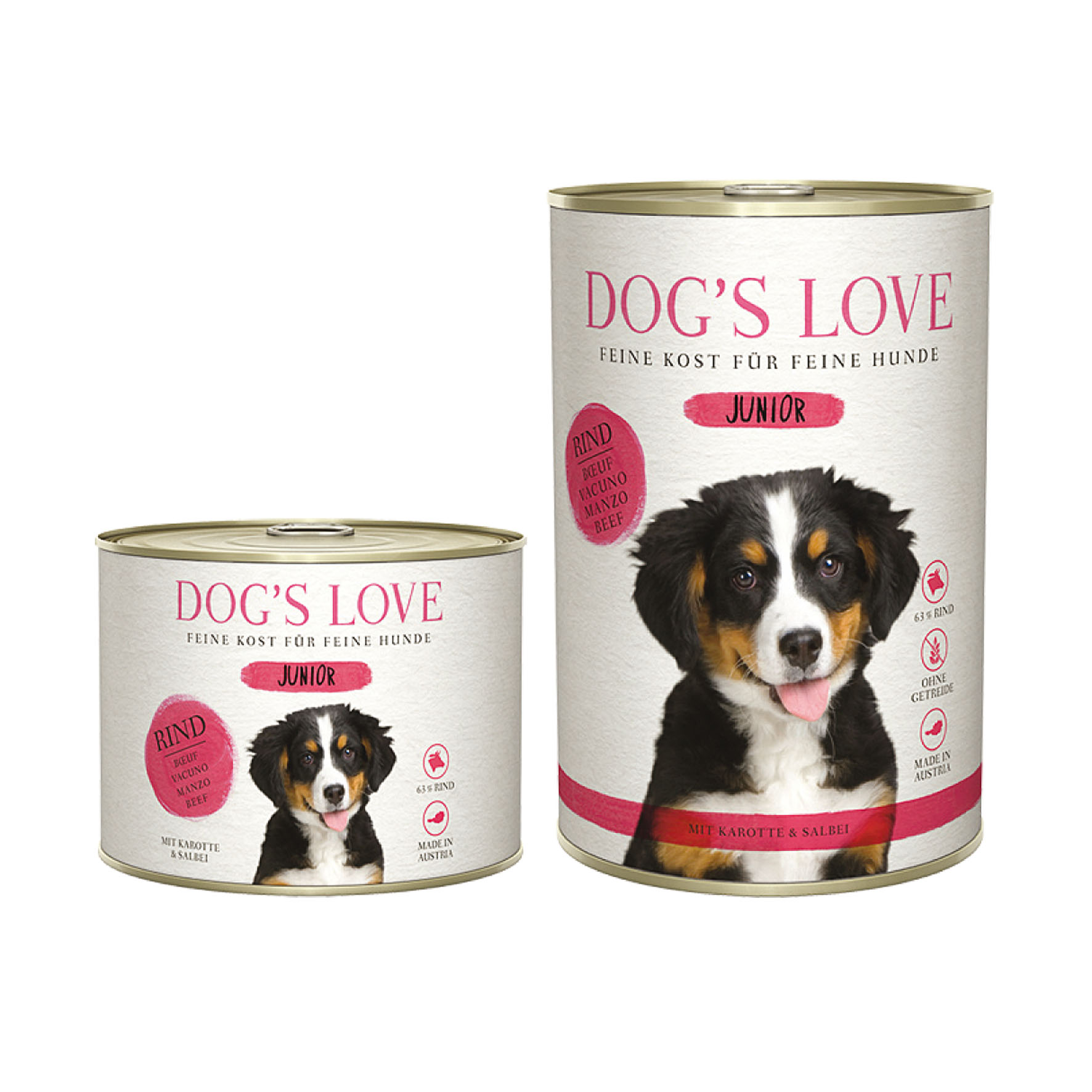 Dog‘s Love Junior Rind, Karotte & Salbei