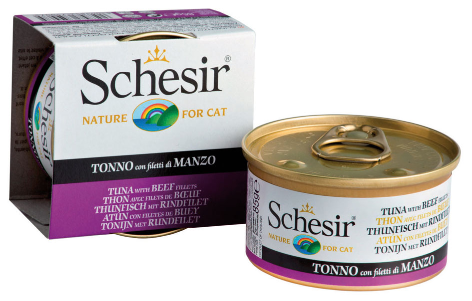 SCHESIR Jelly thon avec filet de boeuf 85g boite