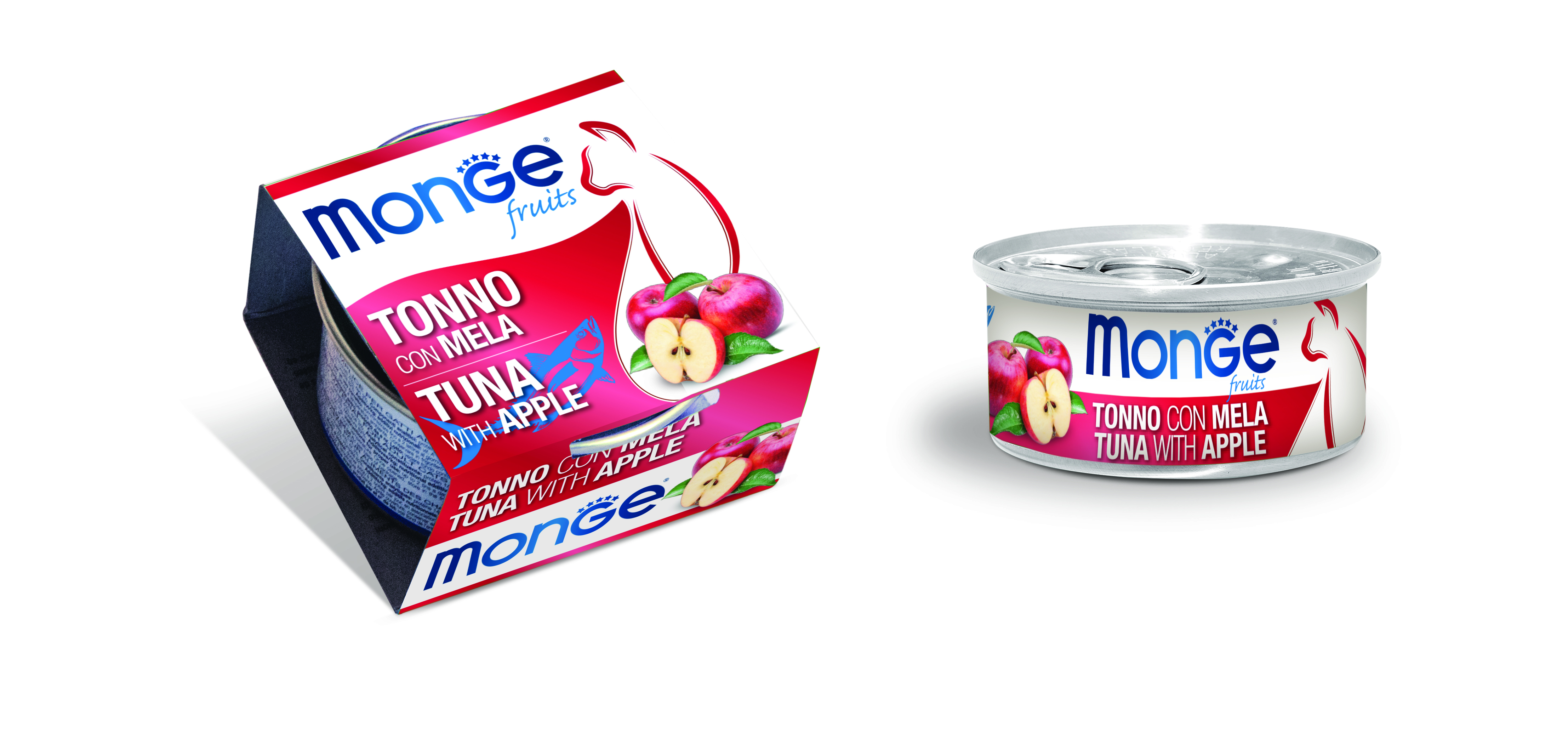 MONGE FRUCHT THUNFISCH MIT APFEL, 80G