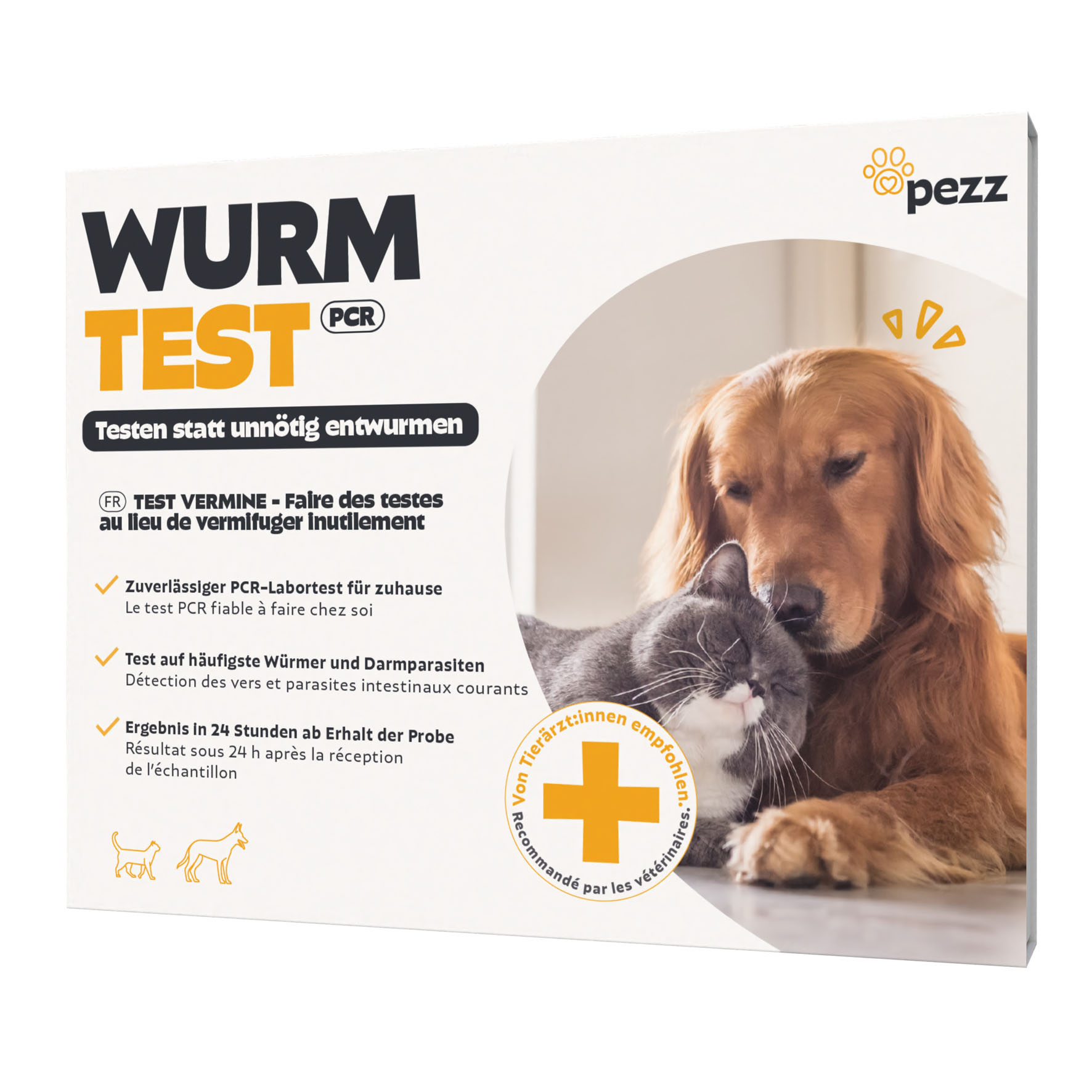 pezz Hunde- & Katzen PCR Wurmtest