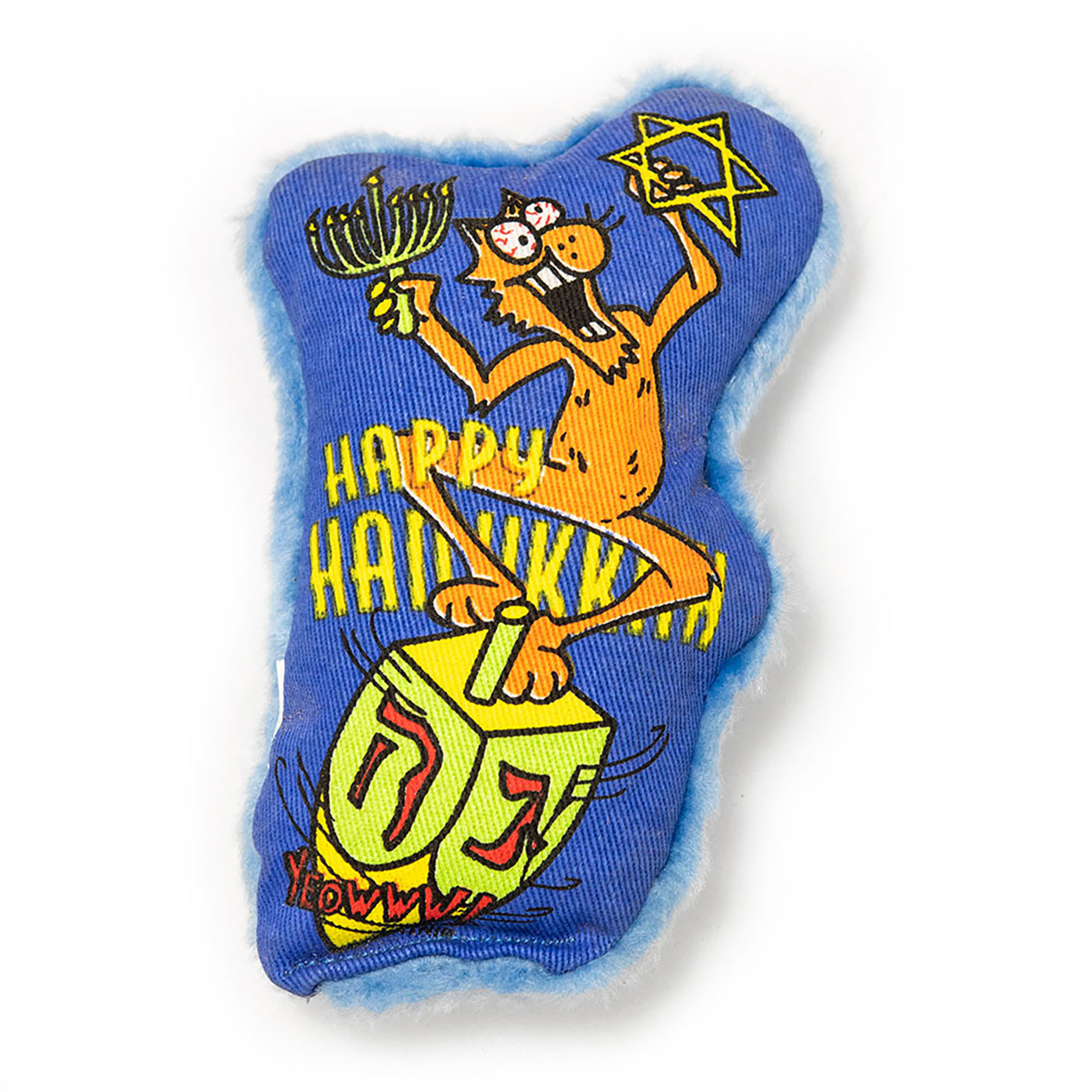 Yeowww Dreidel Krinkle – Katzenspielzeug, 10.2x2.5x6.4cm