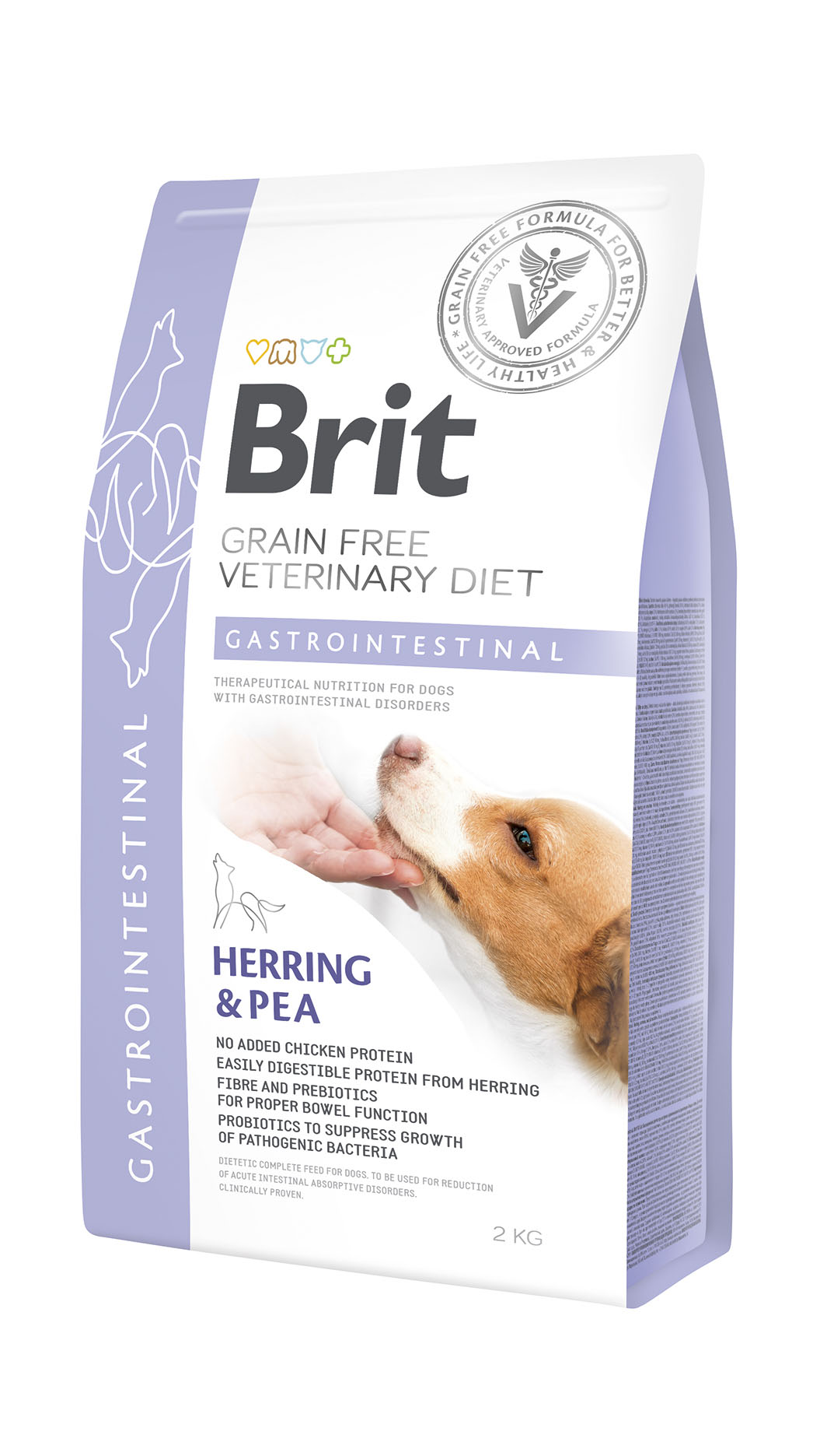 Brit Vet Dog Gastrointestinal – Hareng & Pois, croquettes pour chiens