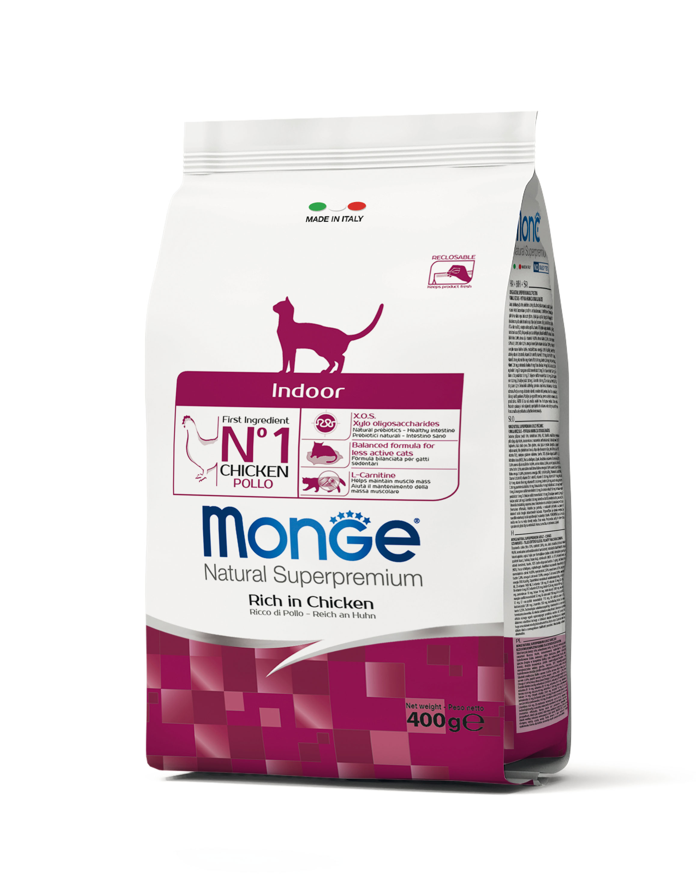 Monge Katze Indoor Huhn, 400g