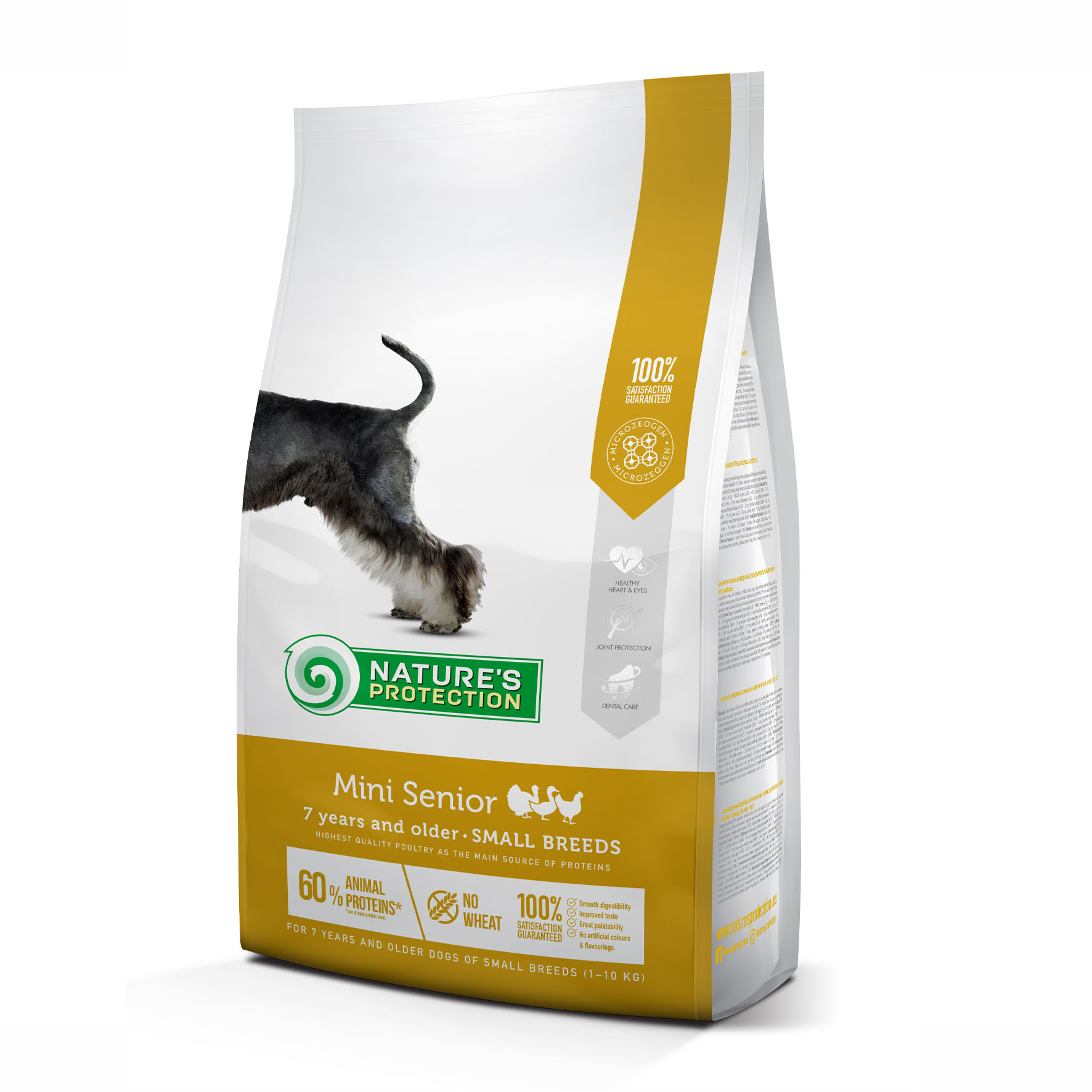 Nature's Protection Mini Senior für Hunde kleiner Rassen ab 7 Jahren mit Geflügel, 4kg