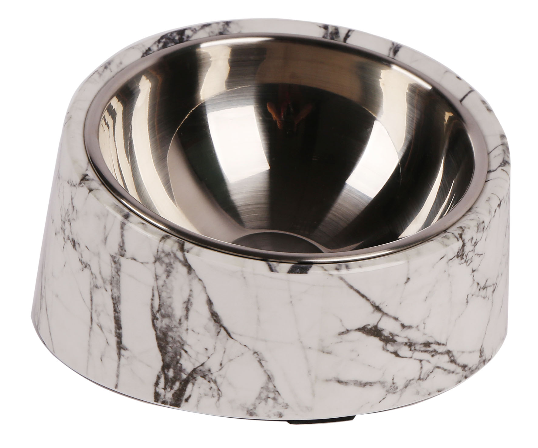 swisspet Hundenapf & Katzennapf Toska, Granit hell S:160ml, 14.5x13.3x7.6