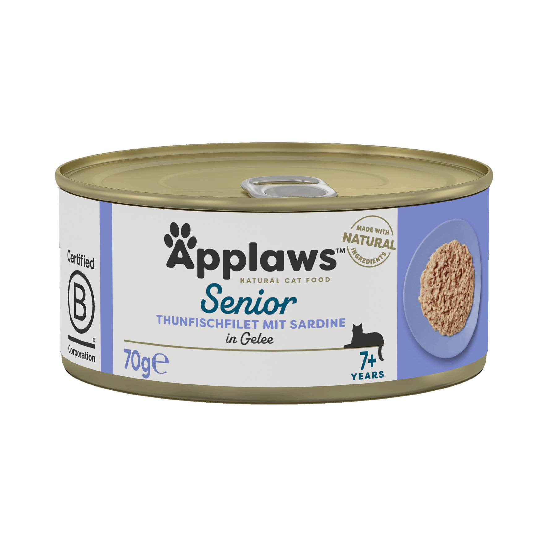 Applaws Tin Tuna & Sardine Jelly Senior 70g Applaws Tin Tuna & Sardine Jelly Senior 70g