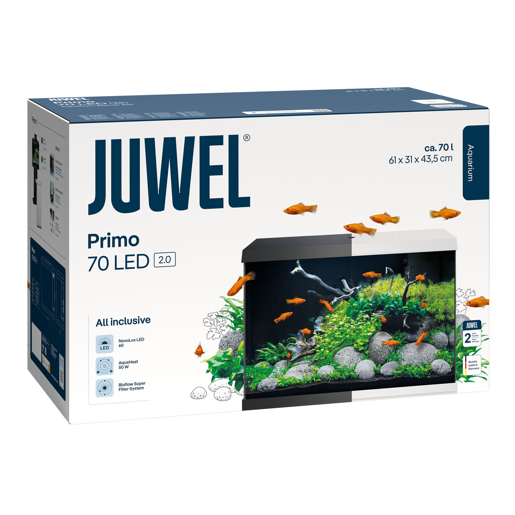 Juwel Aquarium Primo 70 LED 2.0, noir