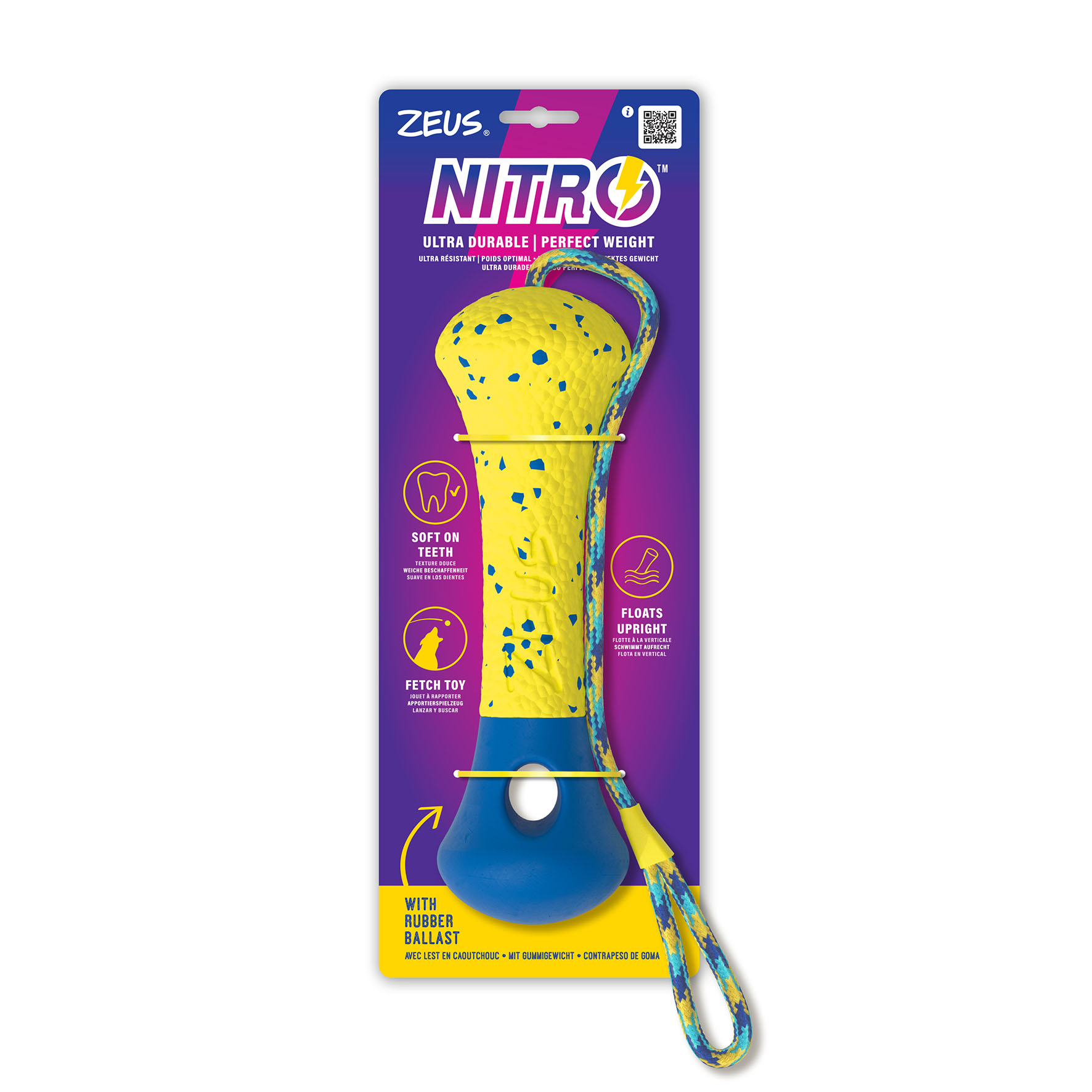 Zeus Nitro Buoy / Boje, 26 cm, gelb