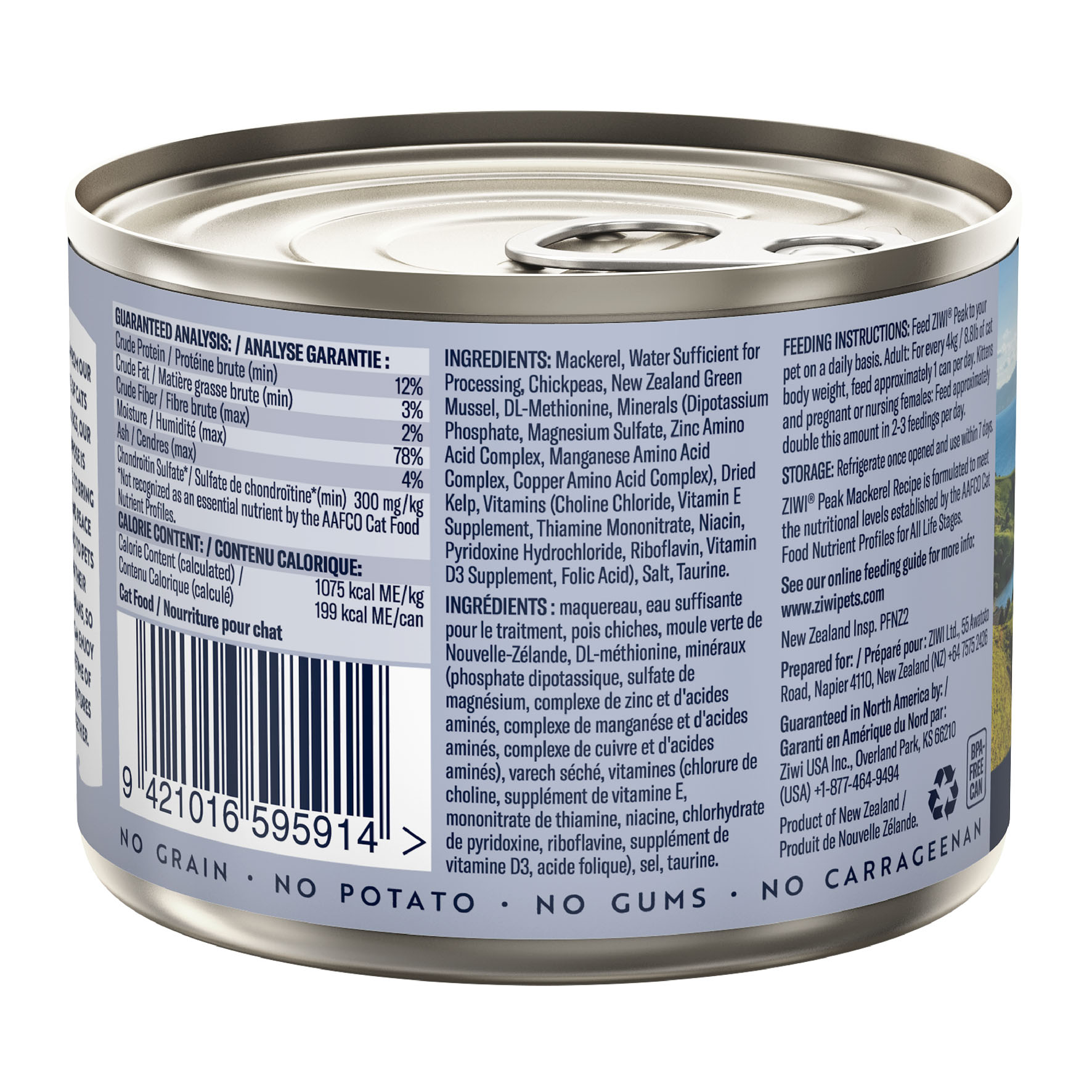 Ziwi Peak Original Makrele, 185g