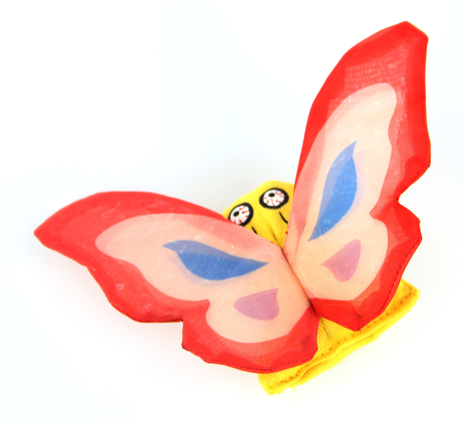 Yeowww Schmetterlinge mit biologische Katzenminze, rot, 6cm