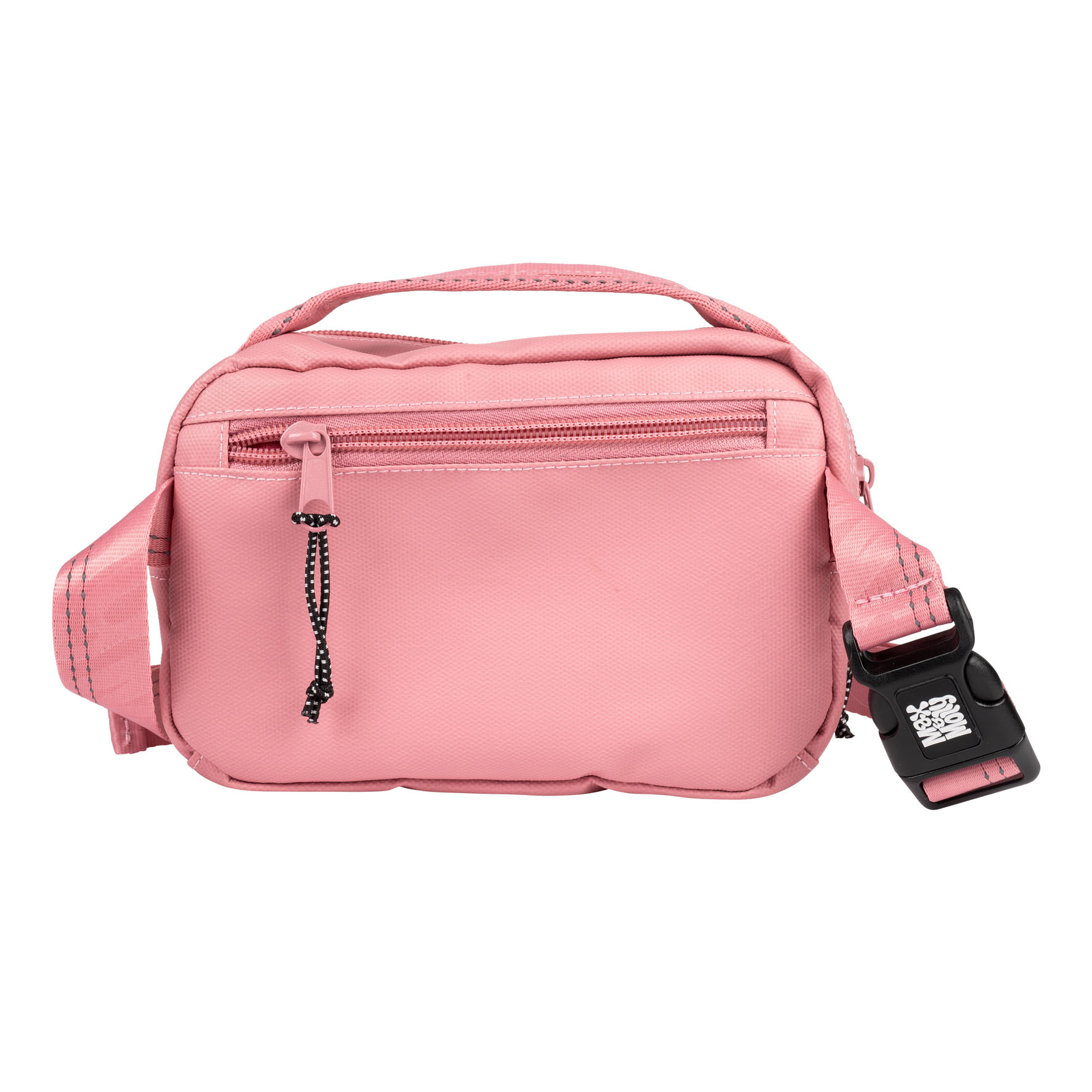 Max&Moll Hundetasche Matrix 2.0 rosa, L:18cm H:12cm B:6cm, Gürtel 140cm