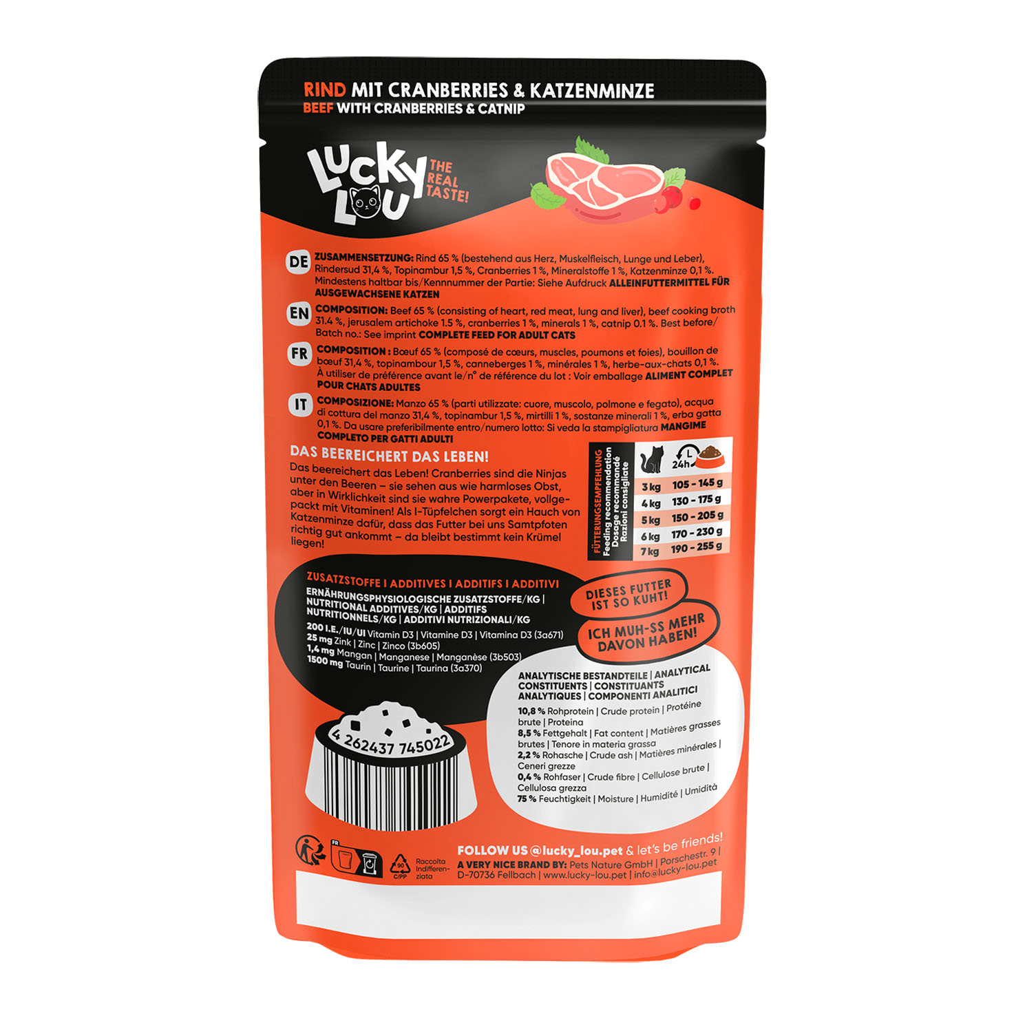 Lucky Lou SuperMono bœuf 125g