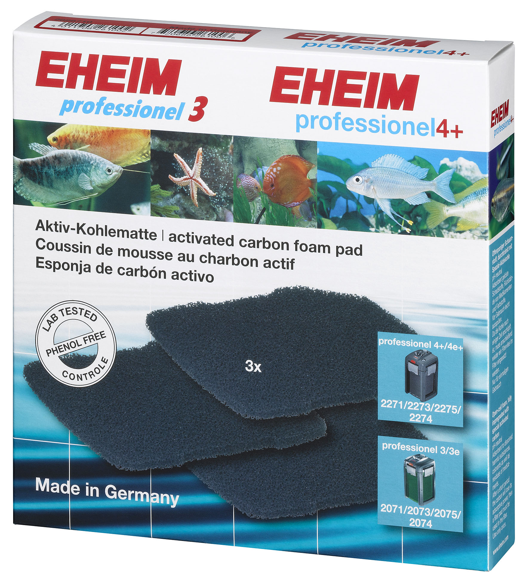 Eheim Coussins au charbon actif, 3pcs