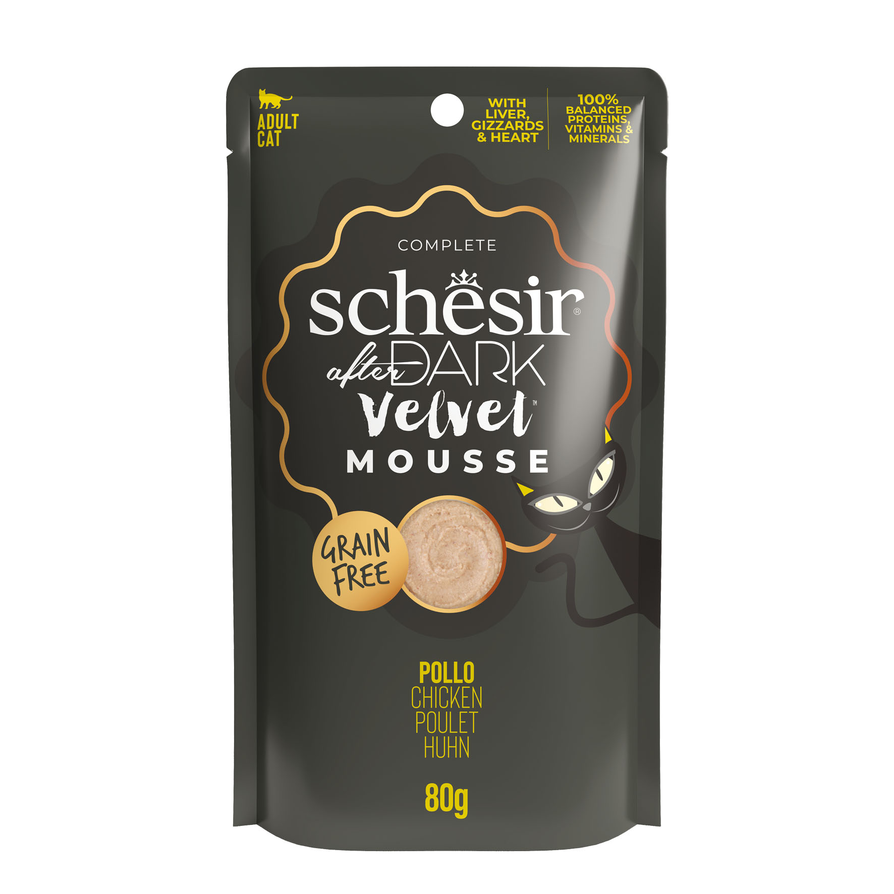 Schesir After Dark Velvet Mousse Huhn, 80g