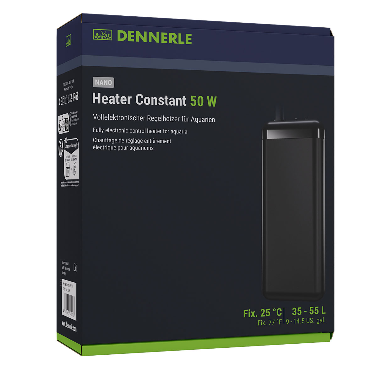 Dennerle Heater Constant, 50 W / 30-55L