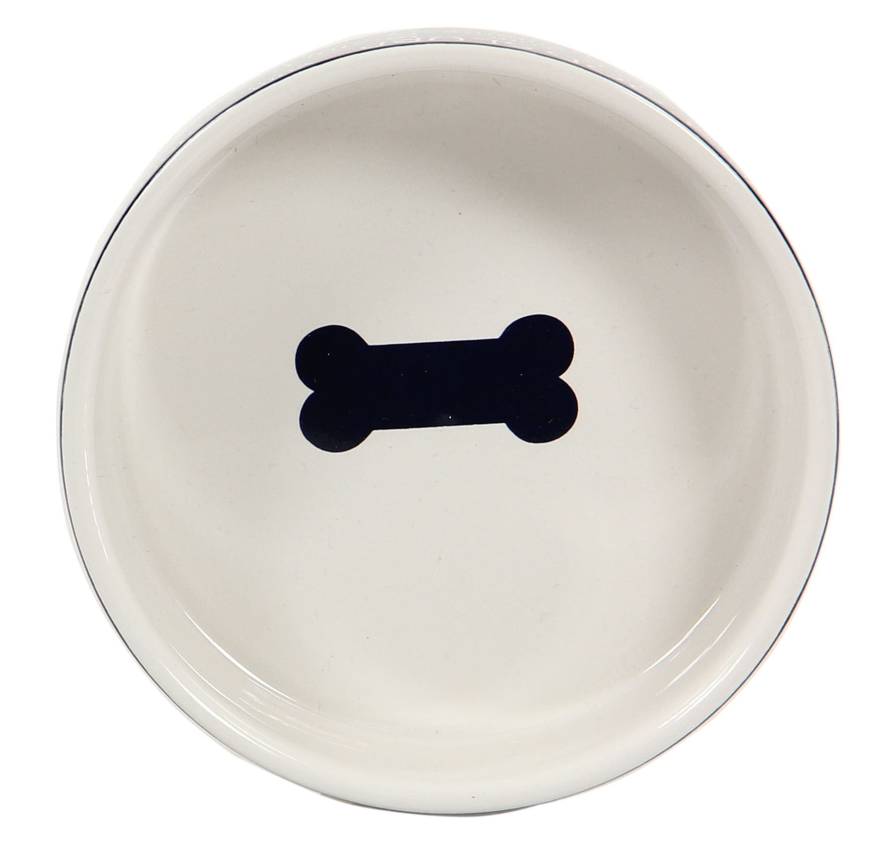 swisspet Keramiknapf FOODSLURP, blau/beige, S ø 12.5x4.5cm, 300ml