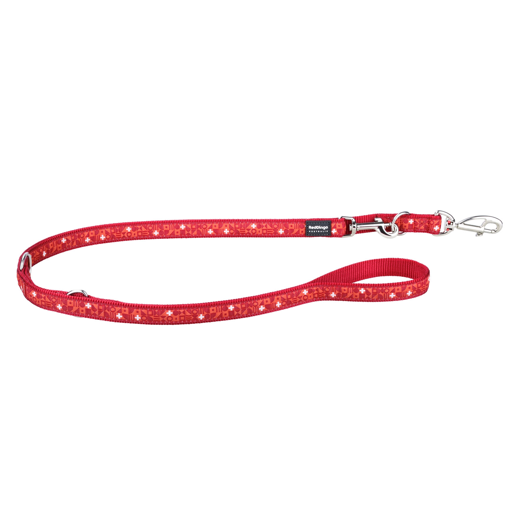 RedDingo Laisse guide pour chien rouge, L:25mm/200cm