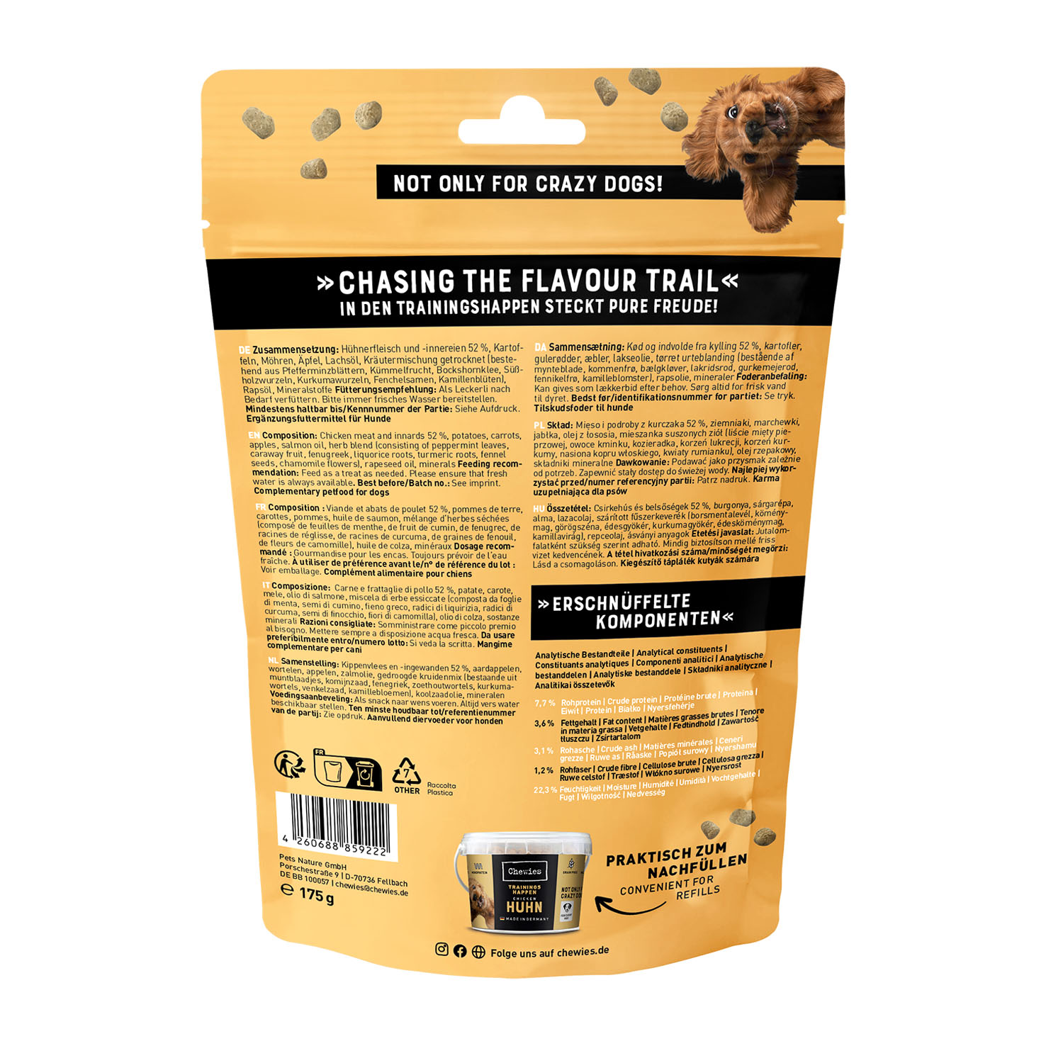 Chewies Trainings-Happen Huhn, 175g