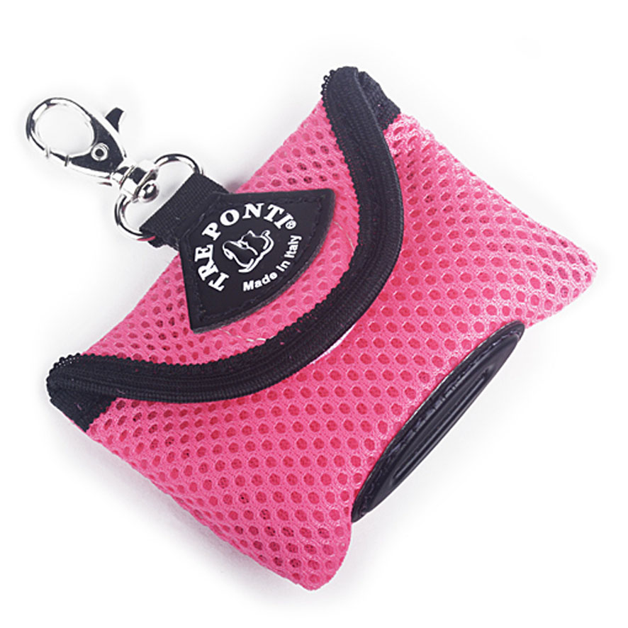 Tre Ponti Poop Bag Dispenser Pink, Grösse: 9x7x2.5cm