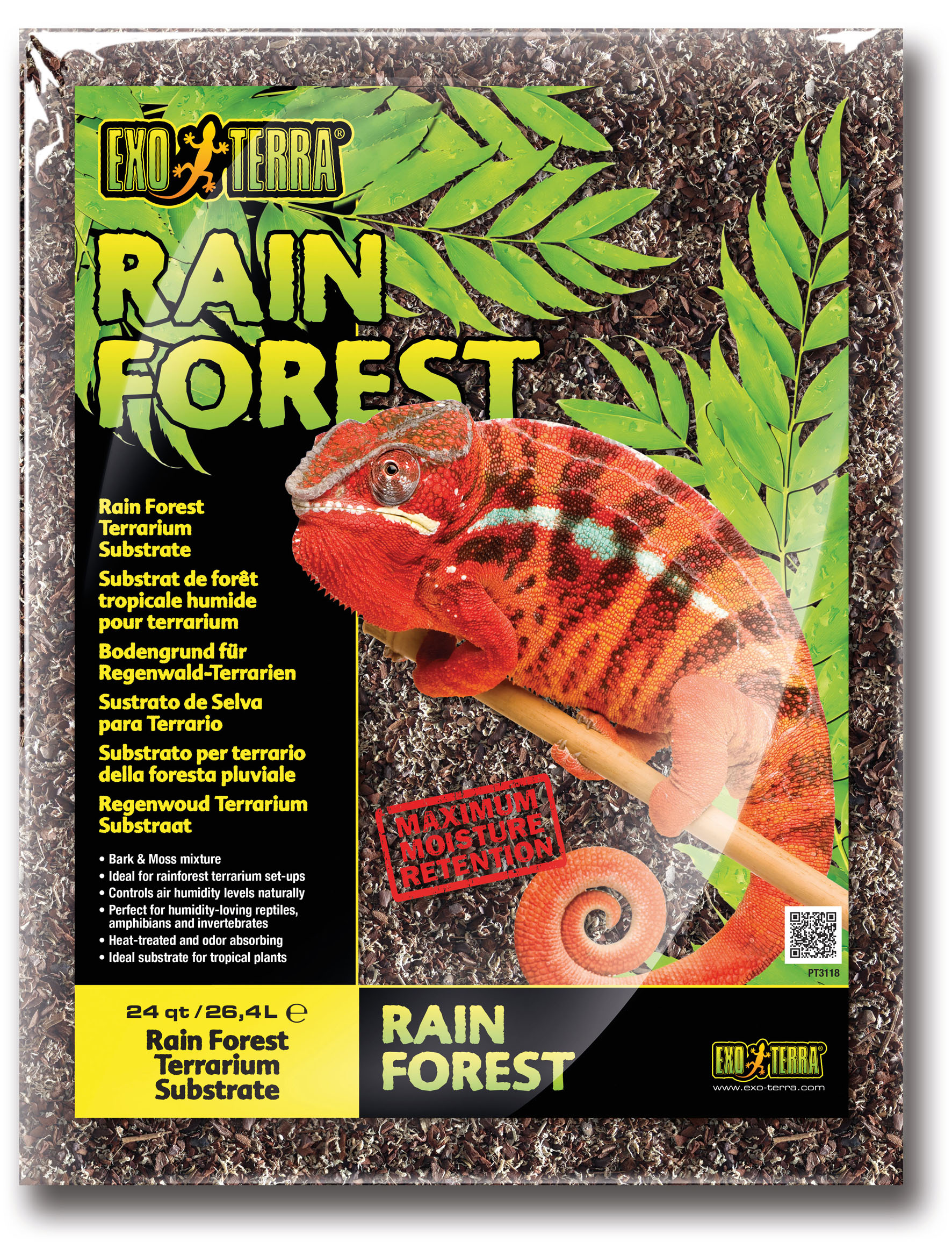 Exo Terra Rain Forest, substrat de fond
