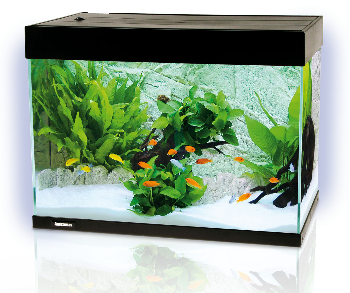 Amazonas LED Aquarium F78, schwarz
