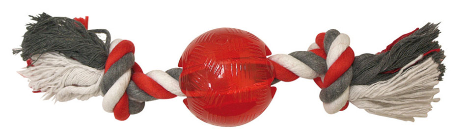 swisspet Strong Ball mit Seil, ø5.5cm, L: 18cm