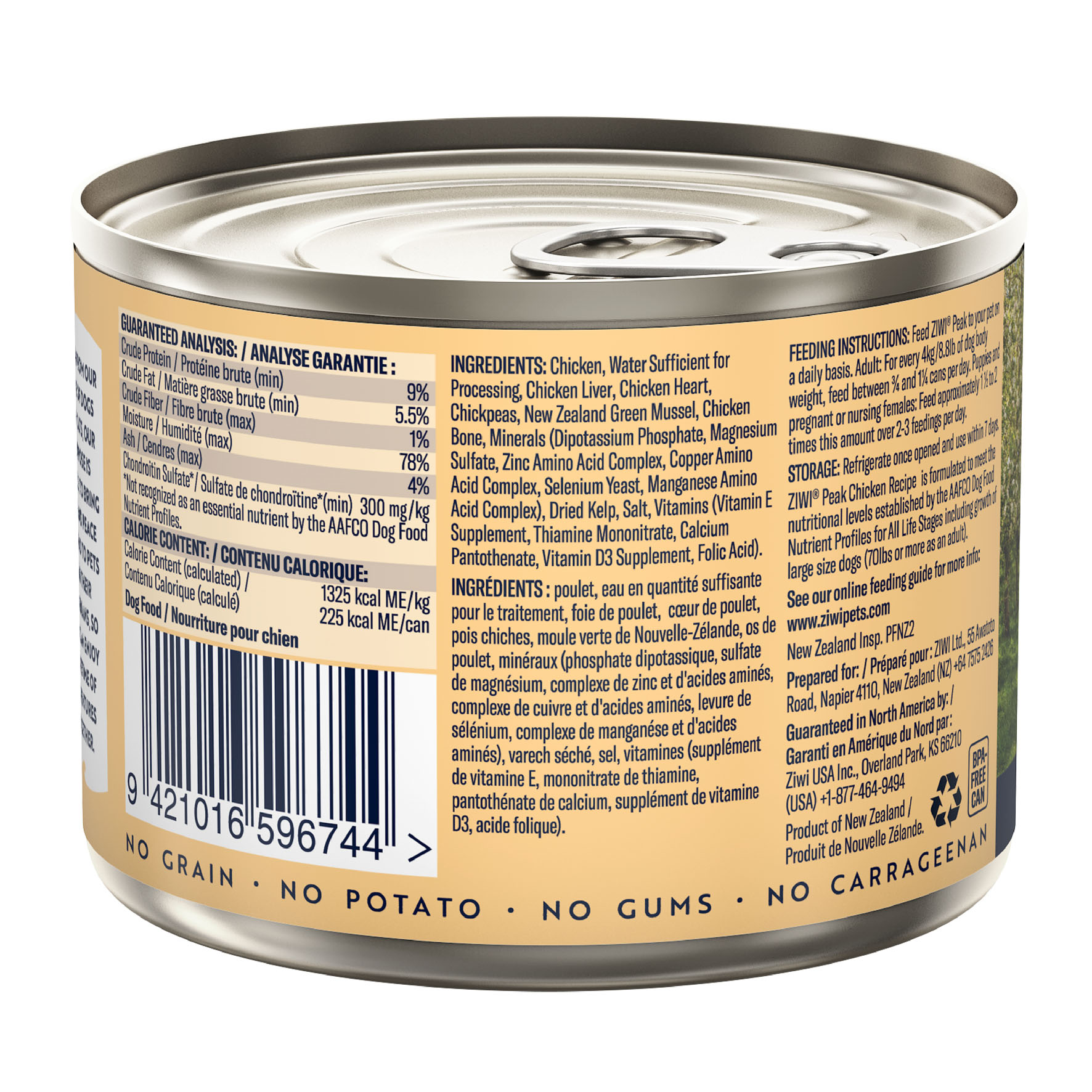 Ziwi Peak Original Huhn, 170g