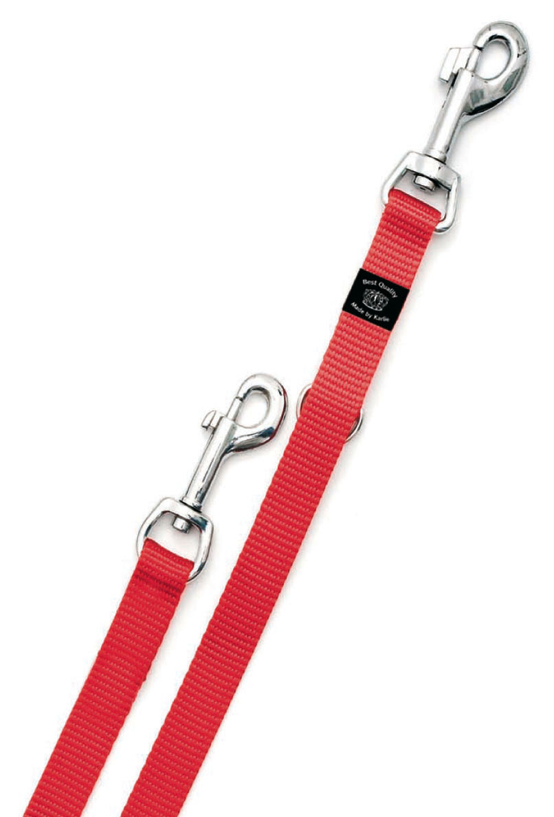 Laisse A.Sportiv Plus 10mmx200cm rouge