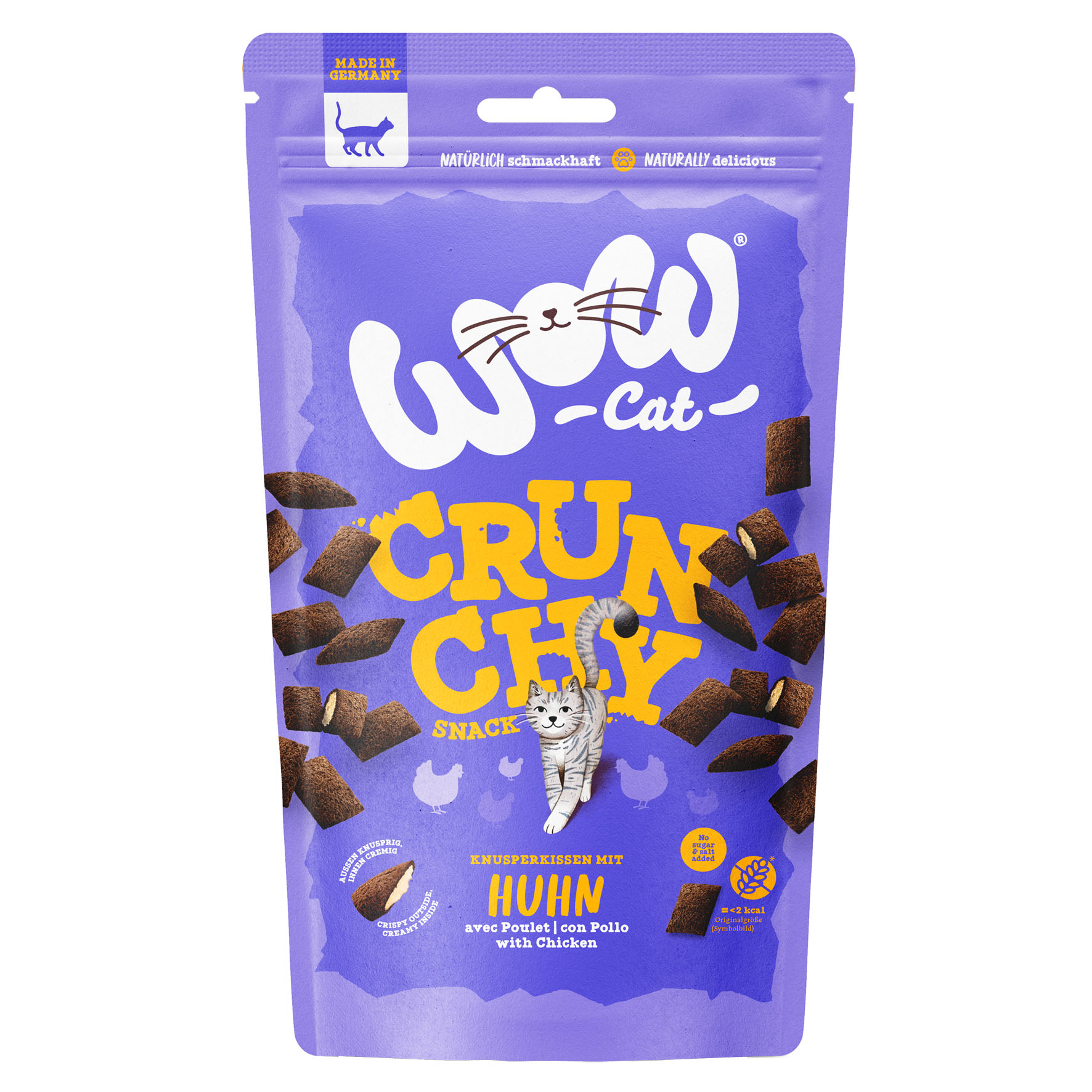 WOW CAT Crunchies mit Huhn, 60g