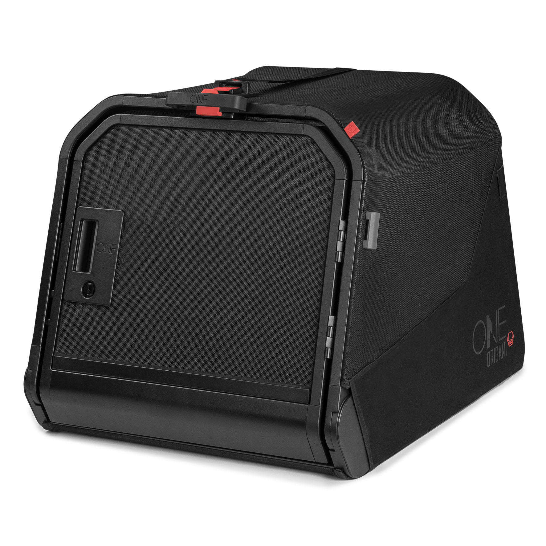 One Origami Hundebox faltbar, schwarz, Grösse S