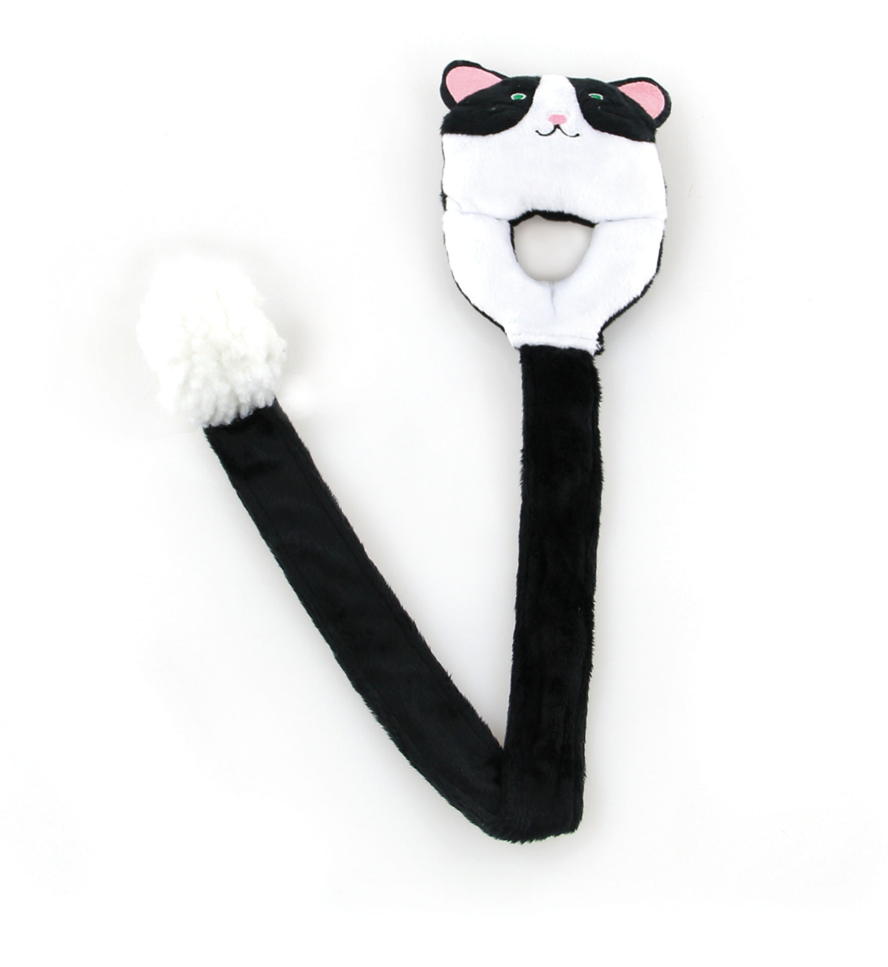 swisspet Soft-Stuffed avec balle froufrou, noir