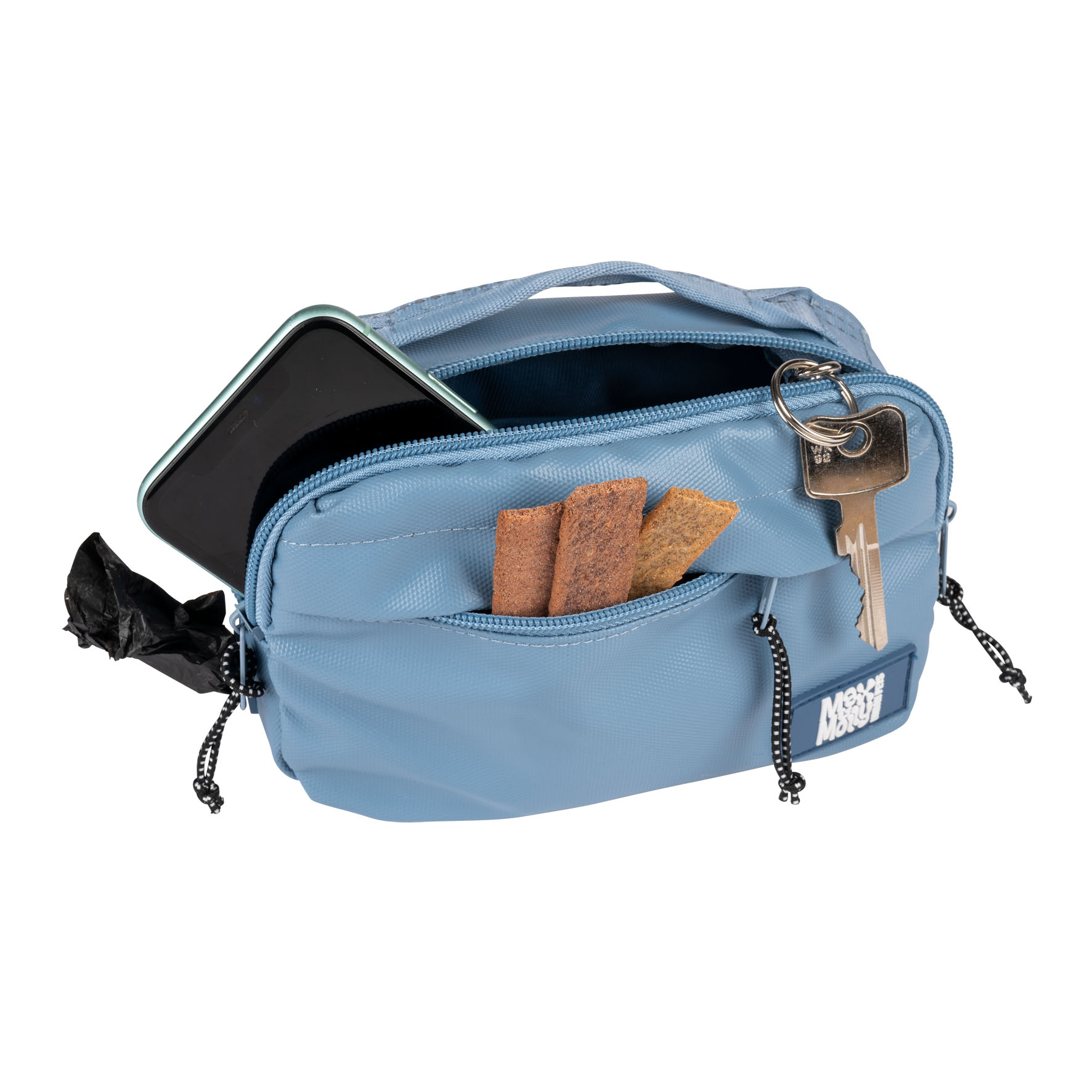 Max&Molly sac pour chien Matrix 2.0 océan, L:18cm H:12cm L:6cm, sangle:140cm