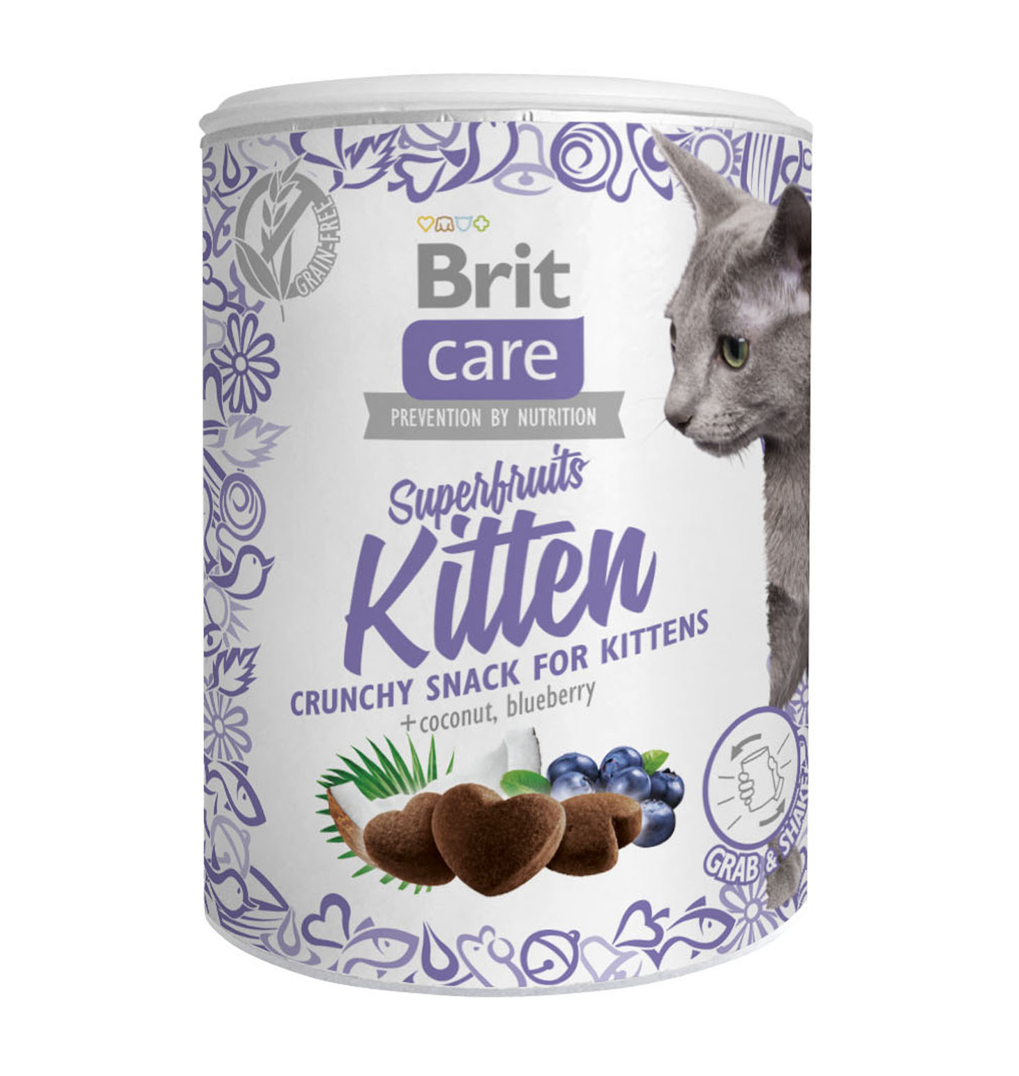 Brit Care Snack Superfruits Kitten - Friandises pour chatons, 100 g