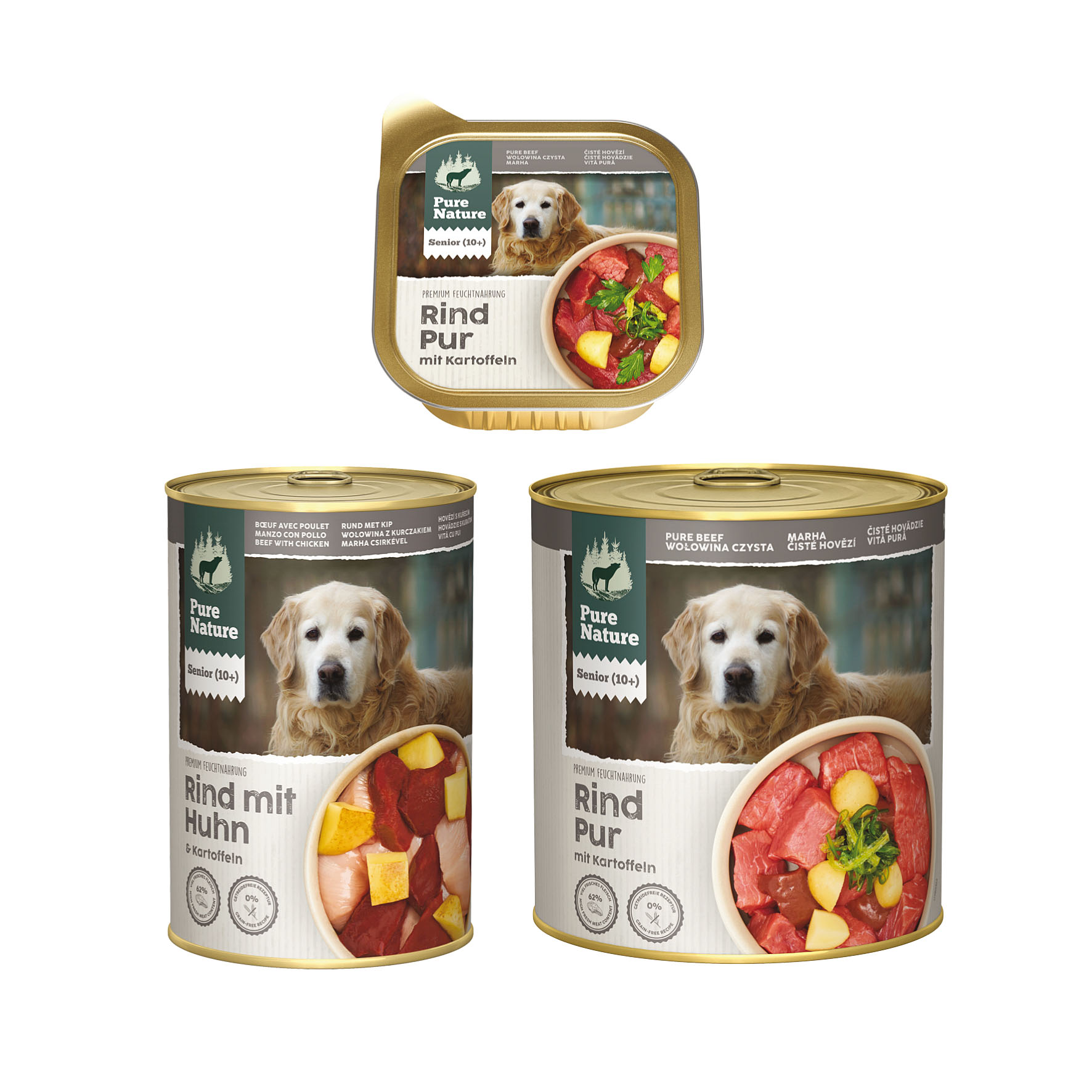 PureNature Senior Rind Pur mit Kartoffeln