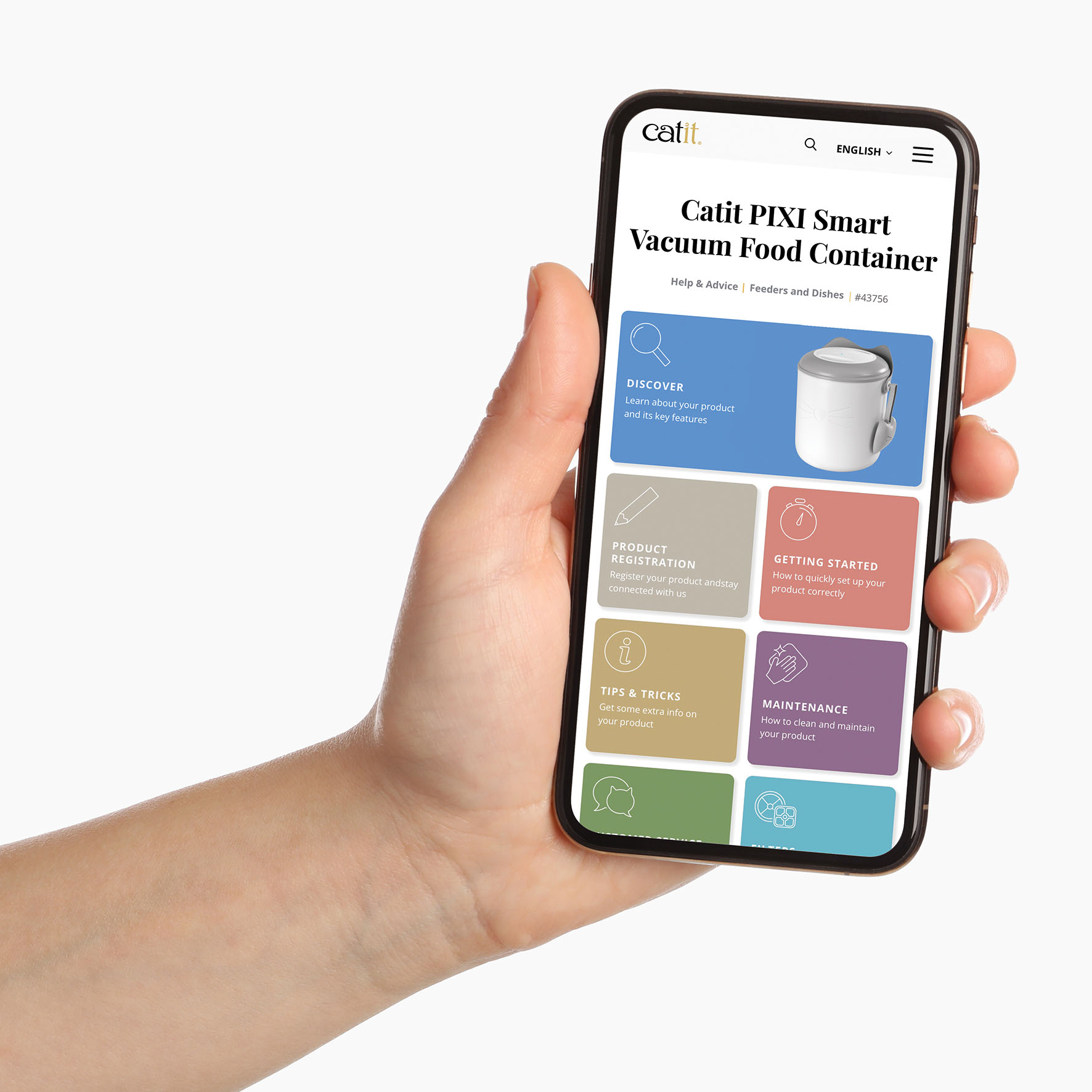 Catit Pixi Smart Vaccum Futtercontainer - 9.6L