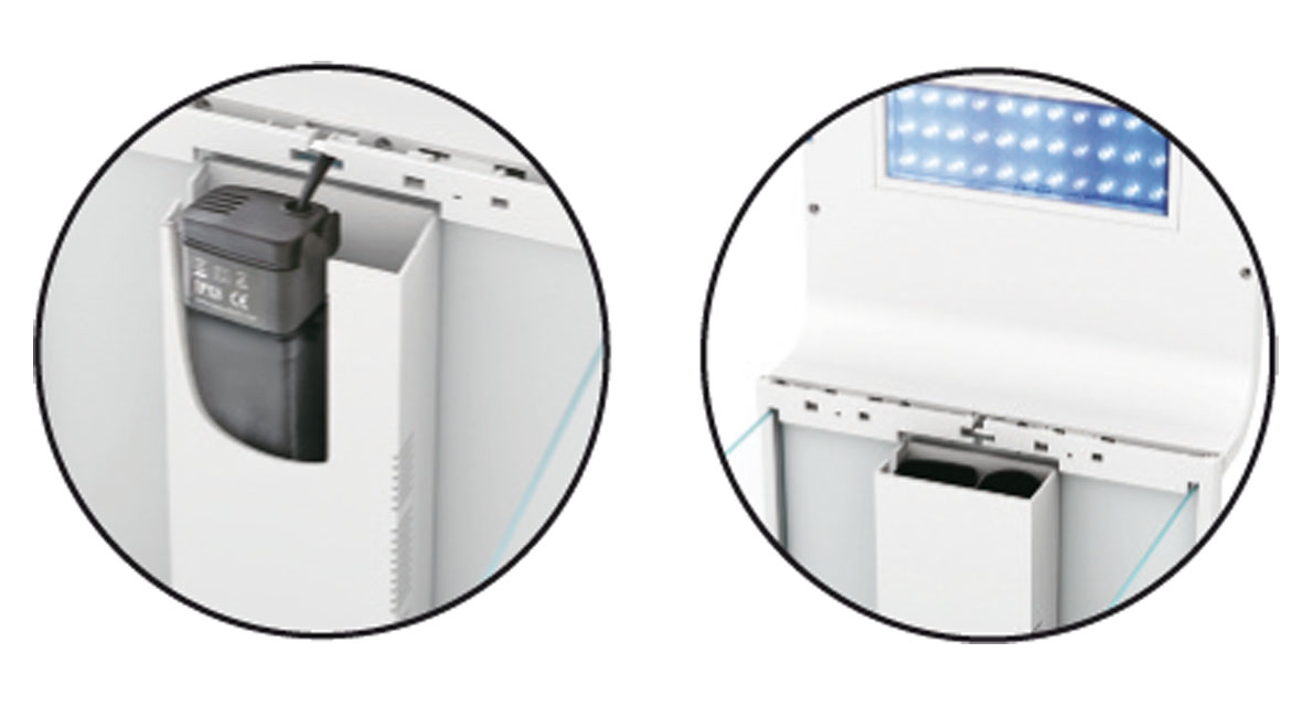 Amazonas LED Aquarium E15, weiss