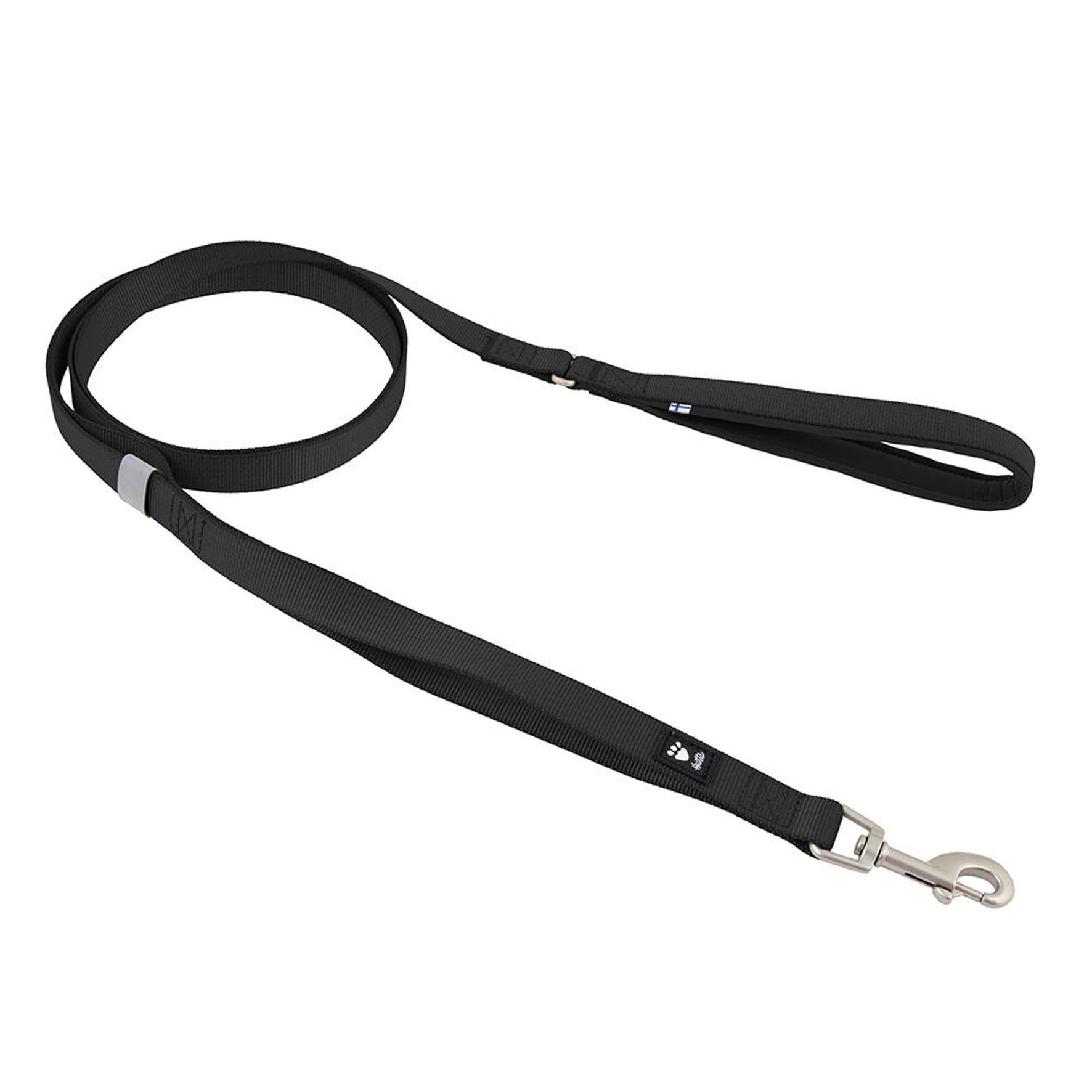 Hurtta Hundeleine Warrior - 20mm/180cm, schwarz